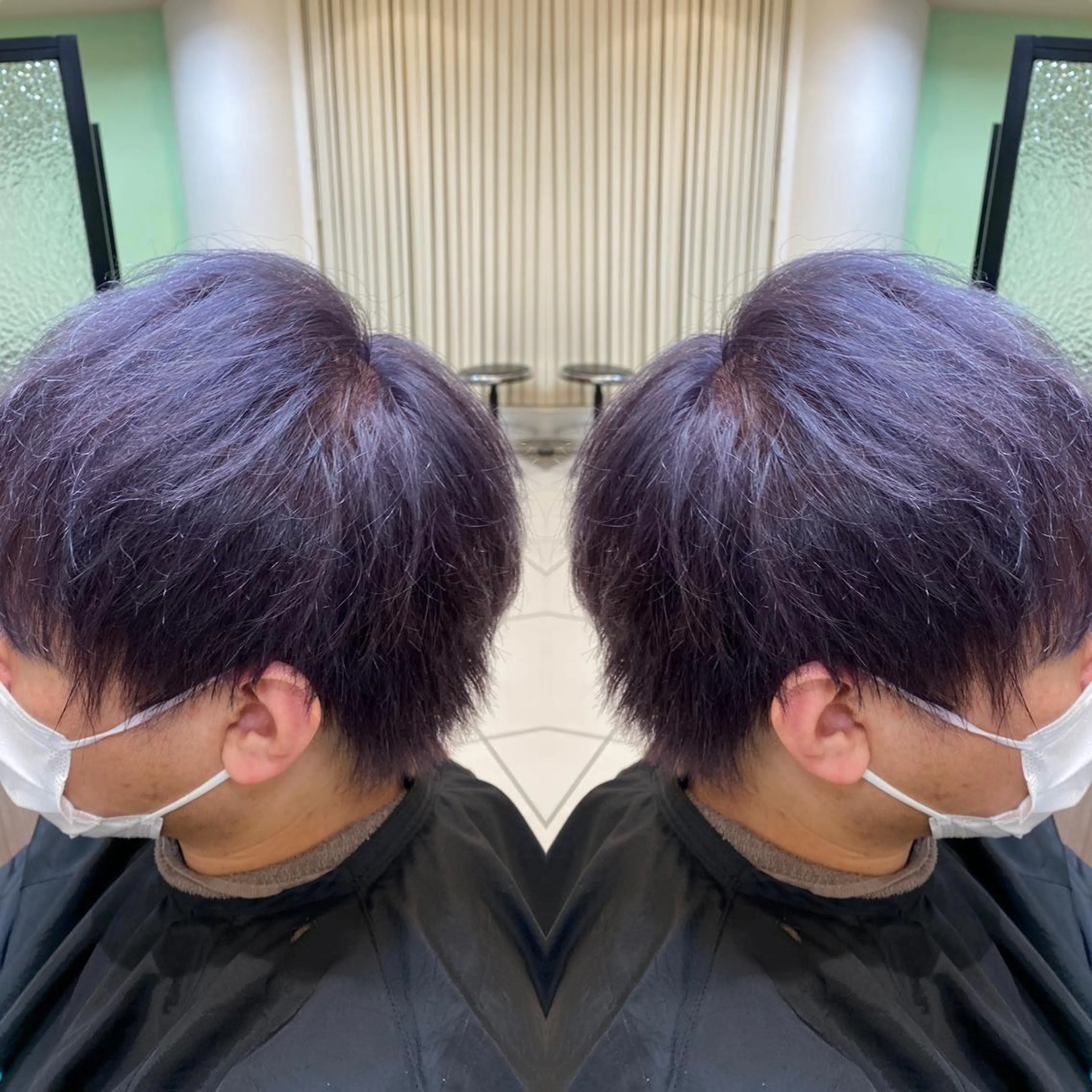 ショート アッシュ カット ヘアカラー トリートメント 髪質改善カラー/店長 宮内秀峰のヘアスタイル