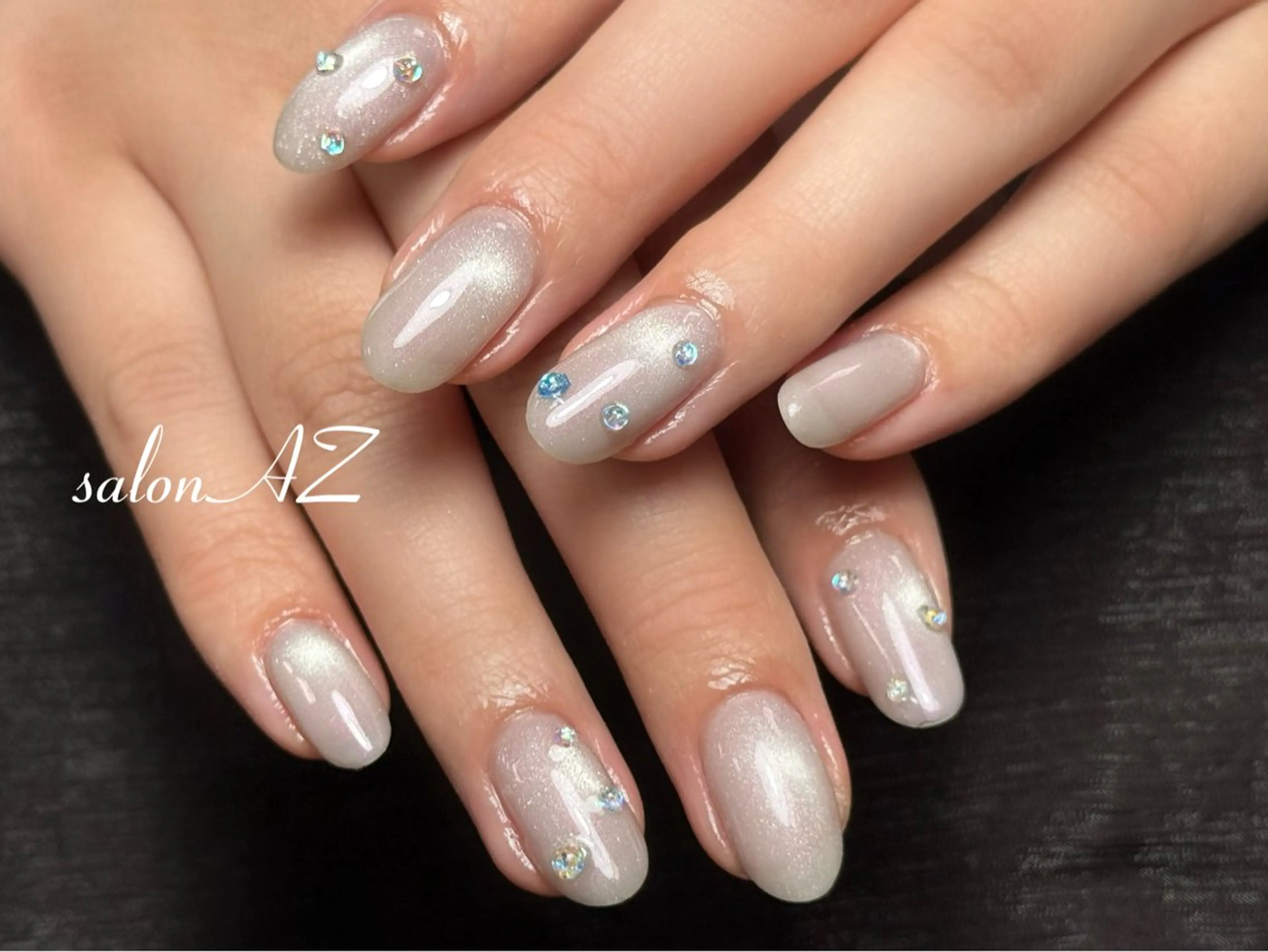 ネイル アートネイル フットネイル フレンチネイル マグネットネイル 持ち込み ハンドネイル salon AZのネイルデザイン