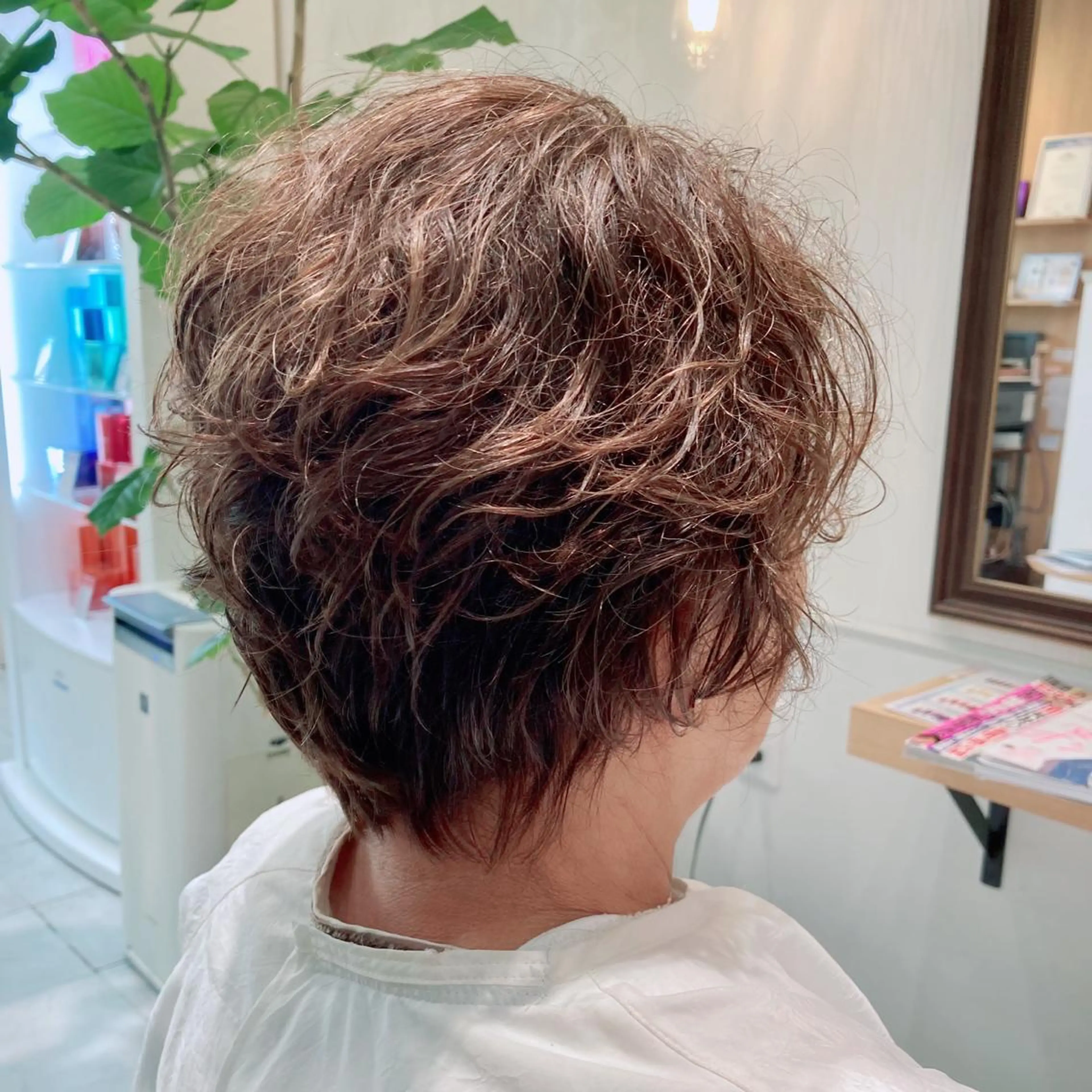 ショート カラー ボブ ショートヘア カット ヘアカラー トリートメント 大野 まゆのヘアスタイル