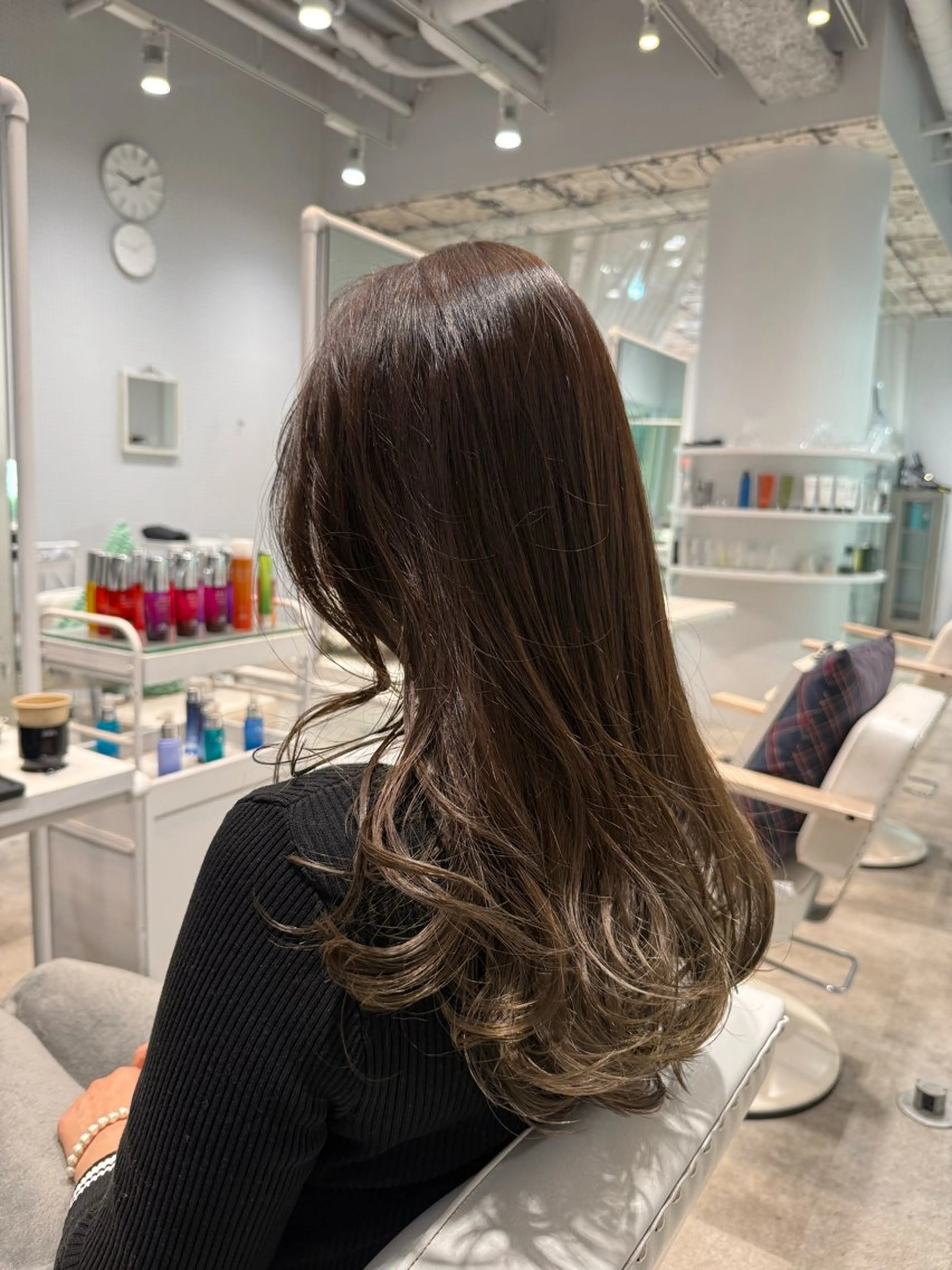 ロング カット ヘアカラー M.SLASH 大元研二のヘアスタイル