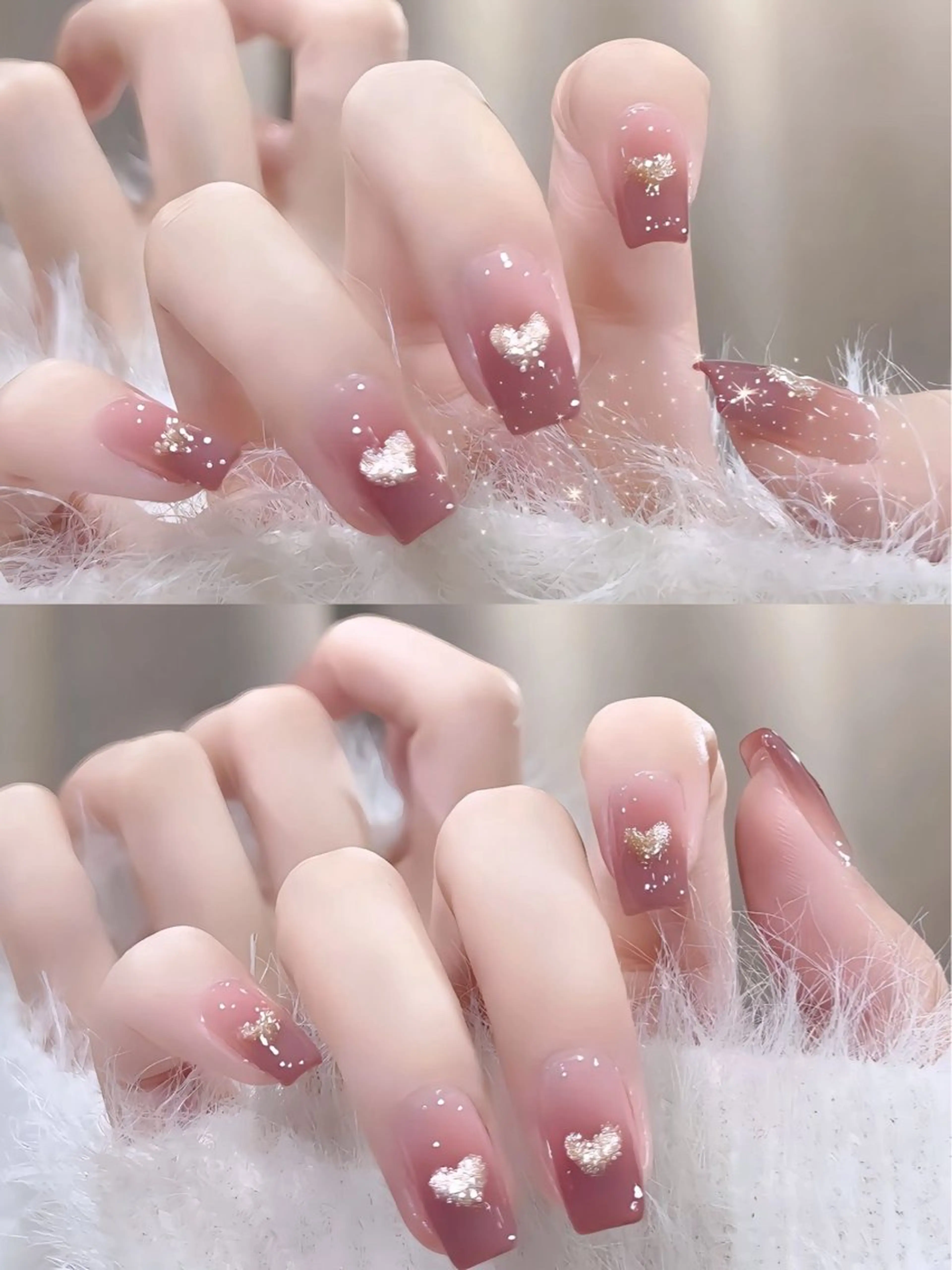 ネイル 長さ出し フレンチネイル グラデーション 卒業式 マグネットネイル ハンドネイル MIHANA NAILのネイルデザイン