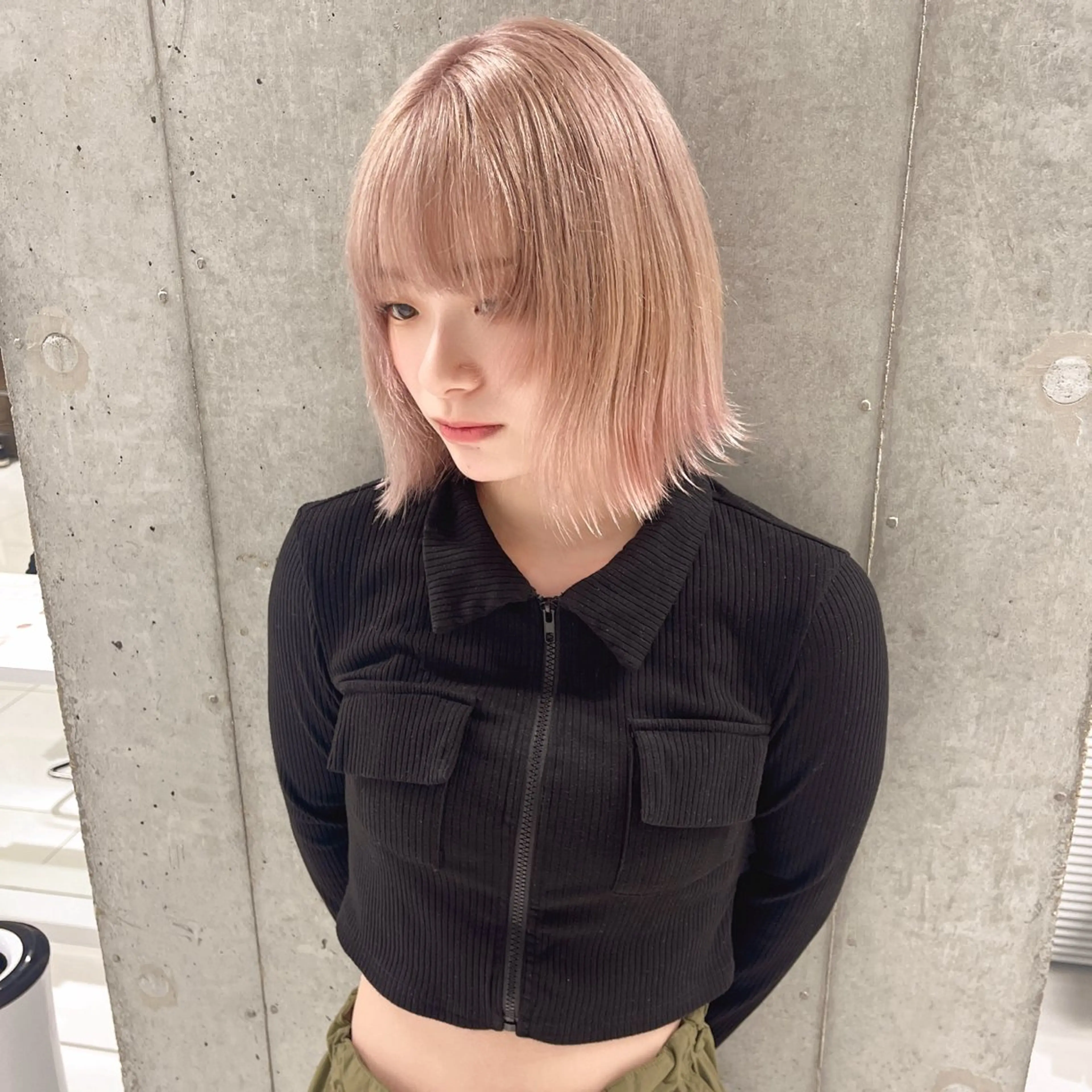 ショート カラー ブリーチ ねいるとあいの店キュプレ橘通店所属・harua キュプレ/アイリストのマツエク・マツパデザイン