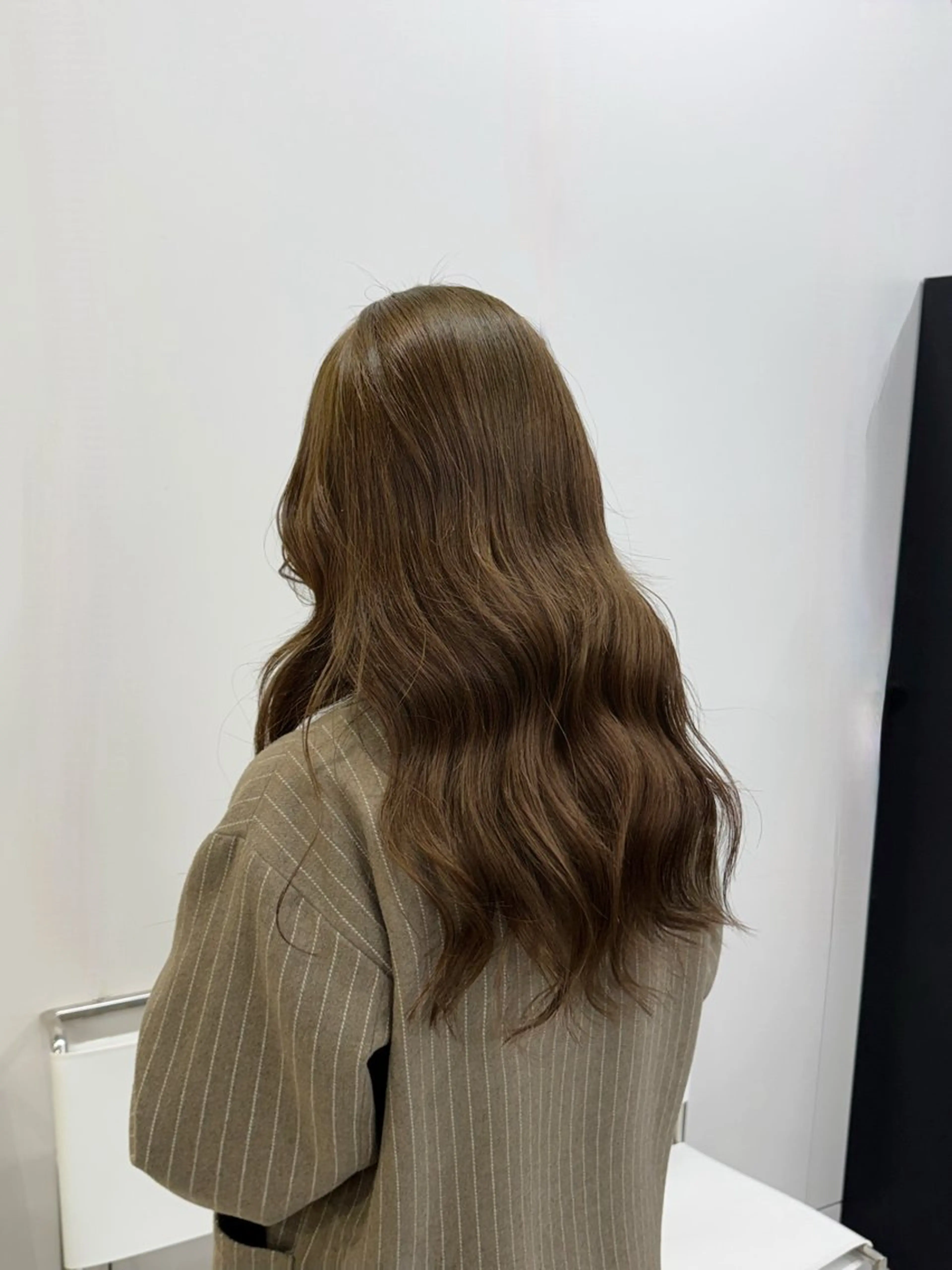 ロング カラー ベージュカラー オリーブベージュ カット ヘアカラー 髪質改善カラー♡/ 縮毛矯正/珠貴のヘアスタイル