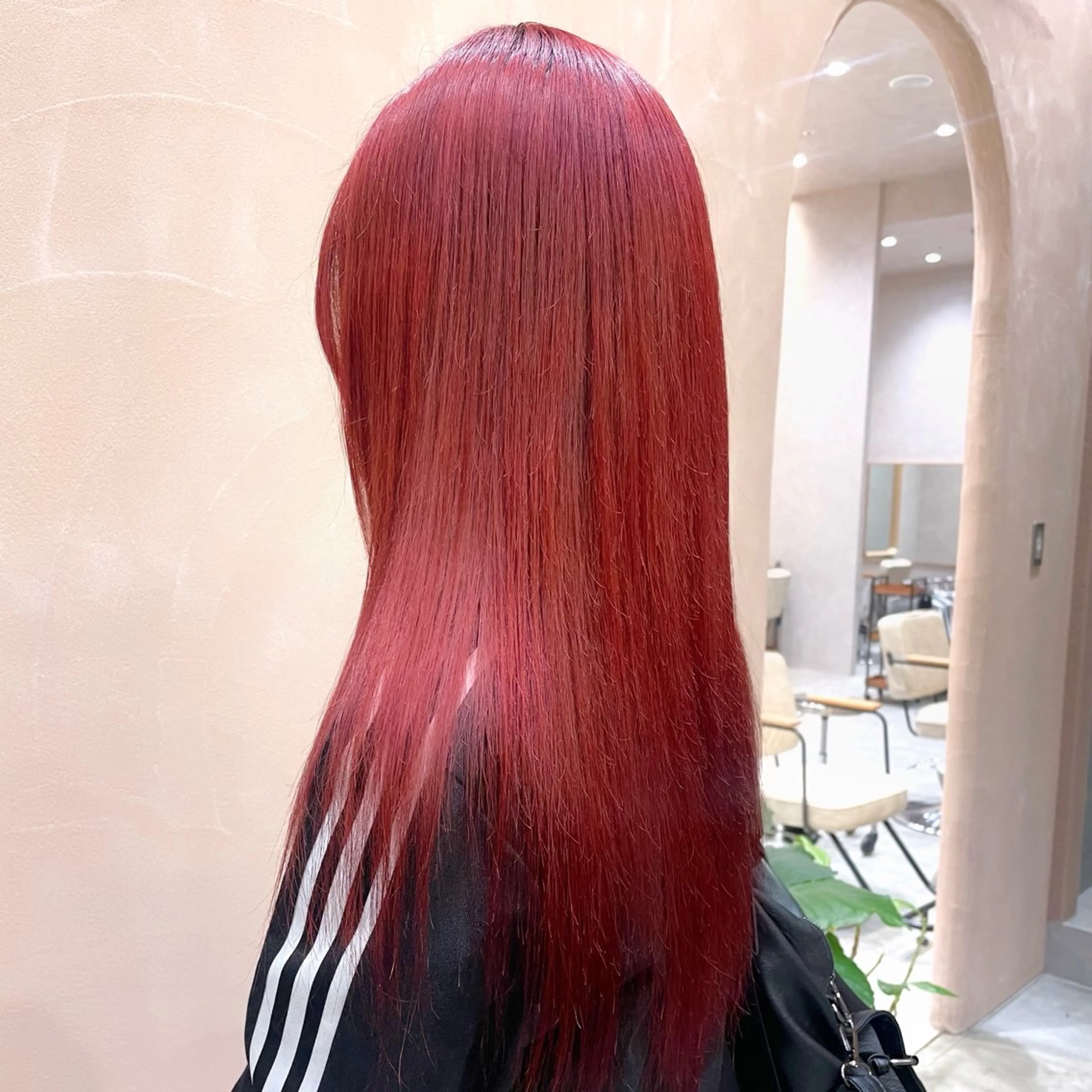 ロング カラー ブラウンカラー ピンクカラー ピンクブラウン ブリーチ/暖色/ ダブルカラー/ゆきなのヘアスタイル