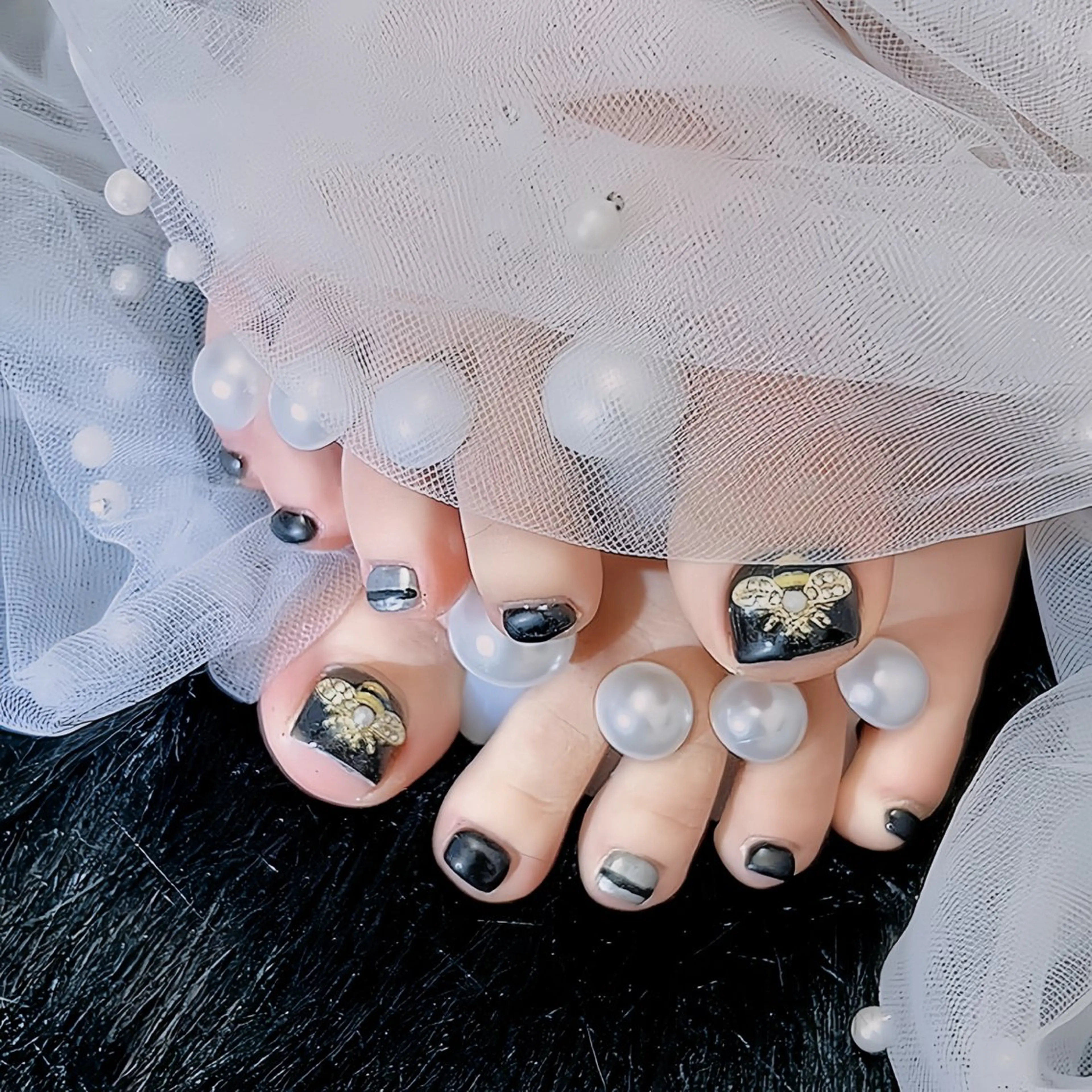 ネイル パーツ全部¥110 サロンミミのネイルデザイン