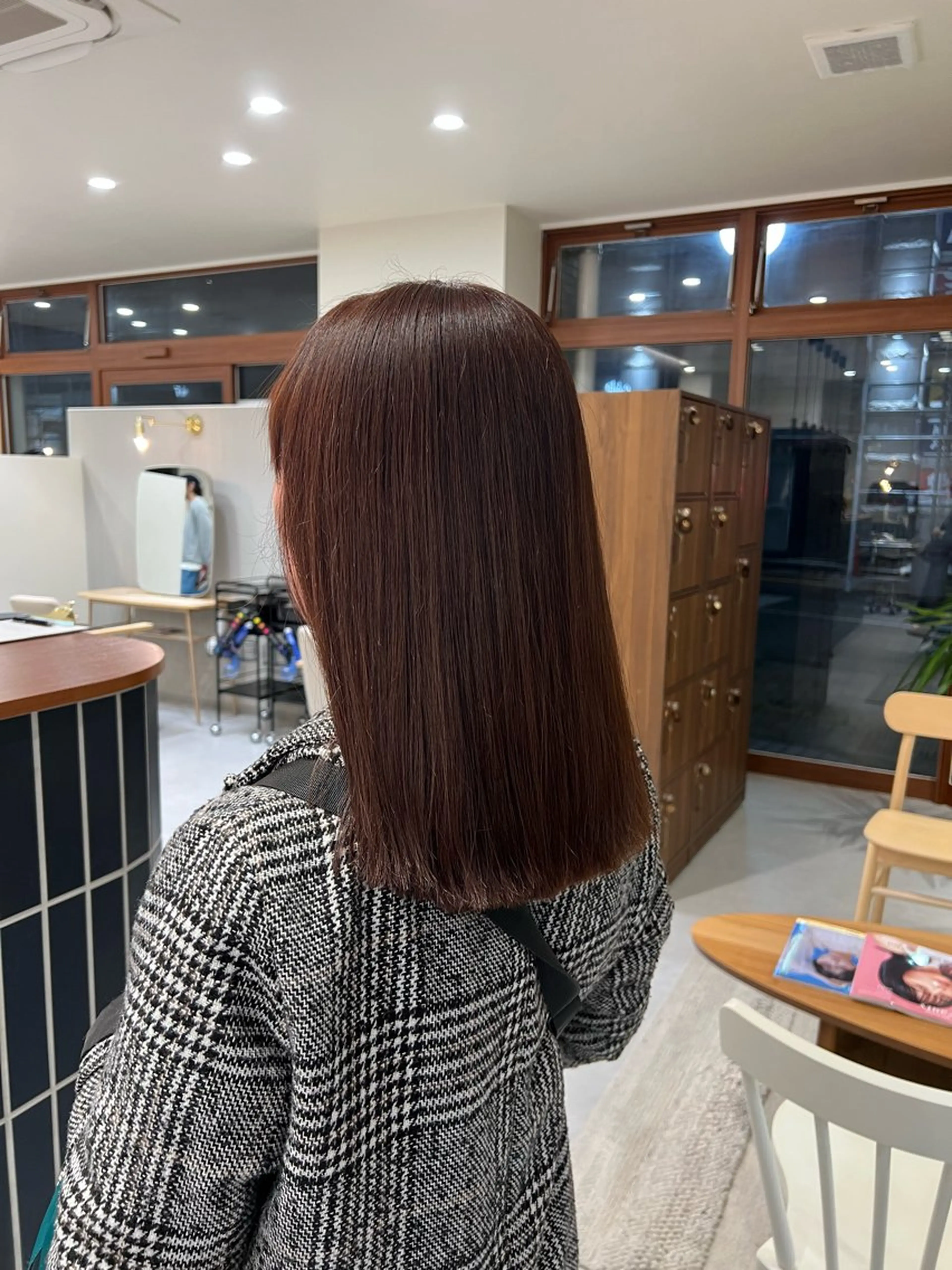 整えるだけでも!!◎(伸びてきた分だけでも整えたい)+補修トリートメントの写真