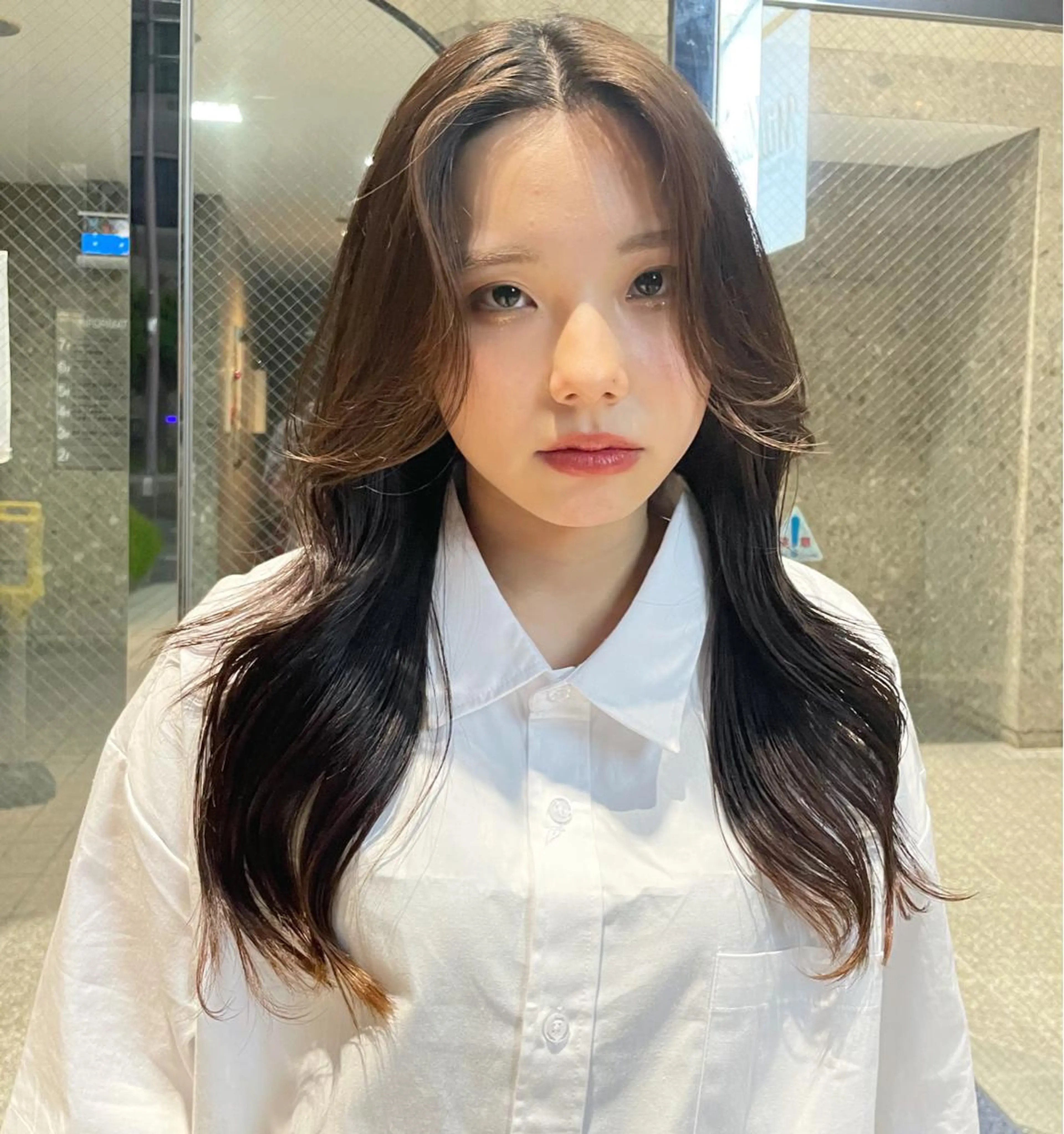 ロング 🫧🇰🇷韓国ヘア レイヤー🐺Yutaのヘアスタイル