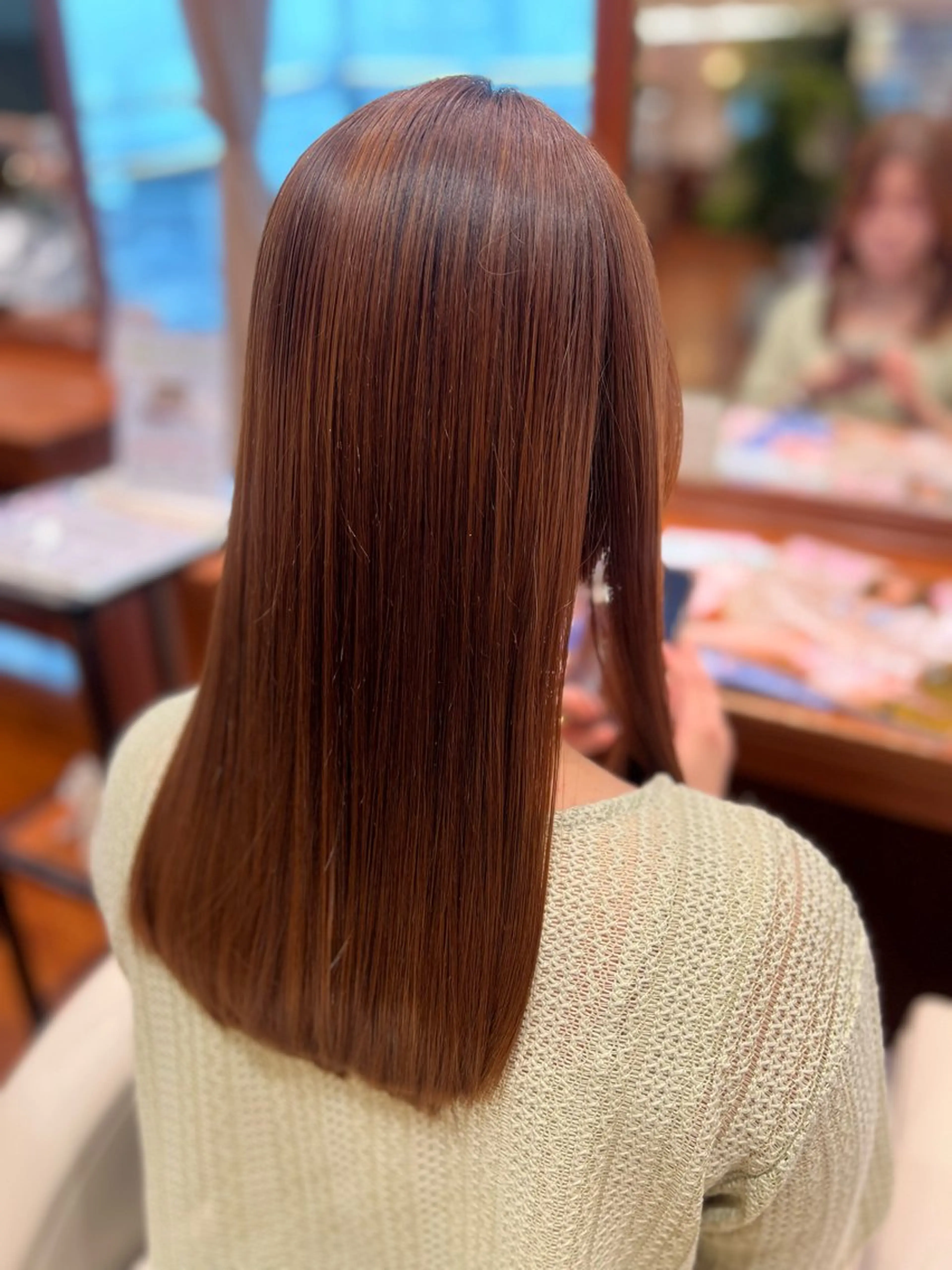 セミロング 髪質改善 グラースアンジュ浦和ワシントンホテル店所属・新井 愛佳のヘアスタイル