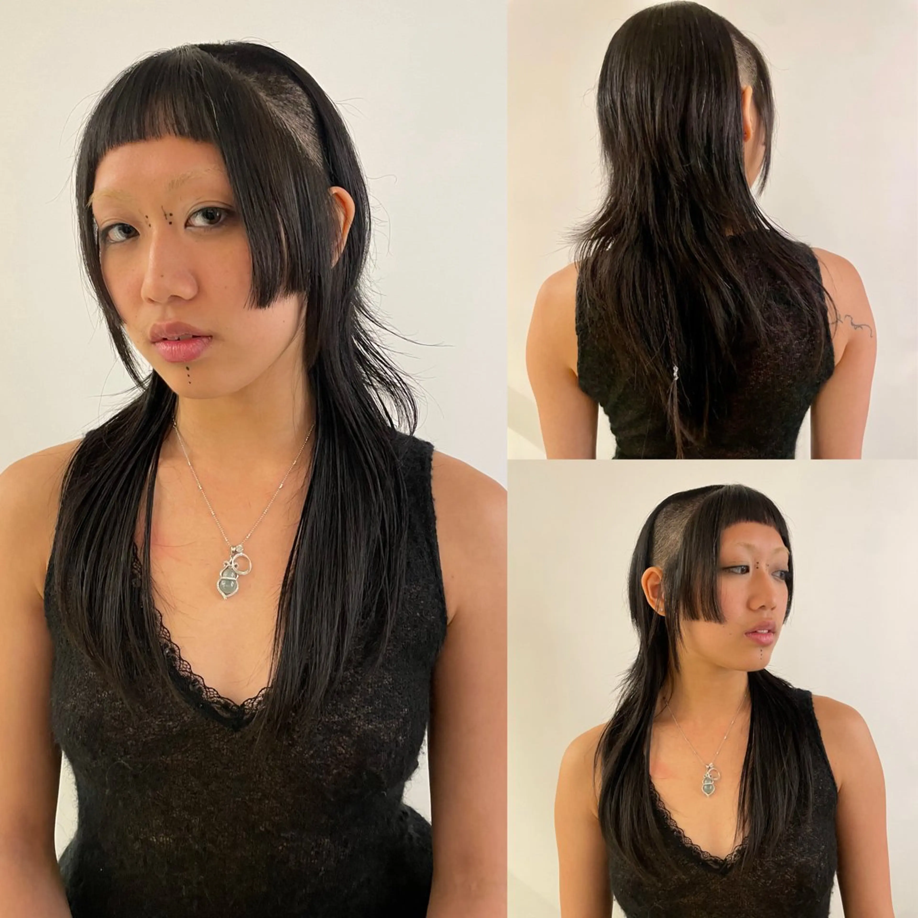 ロング デザインカット レイヤーカット Haco+所属・デザインカラー★★★ Haco+shihoのヘアスタイル