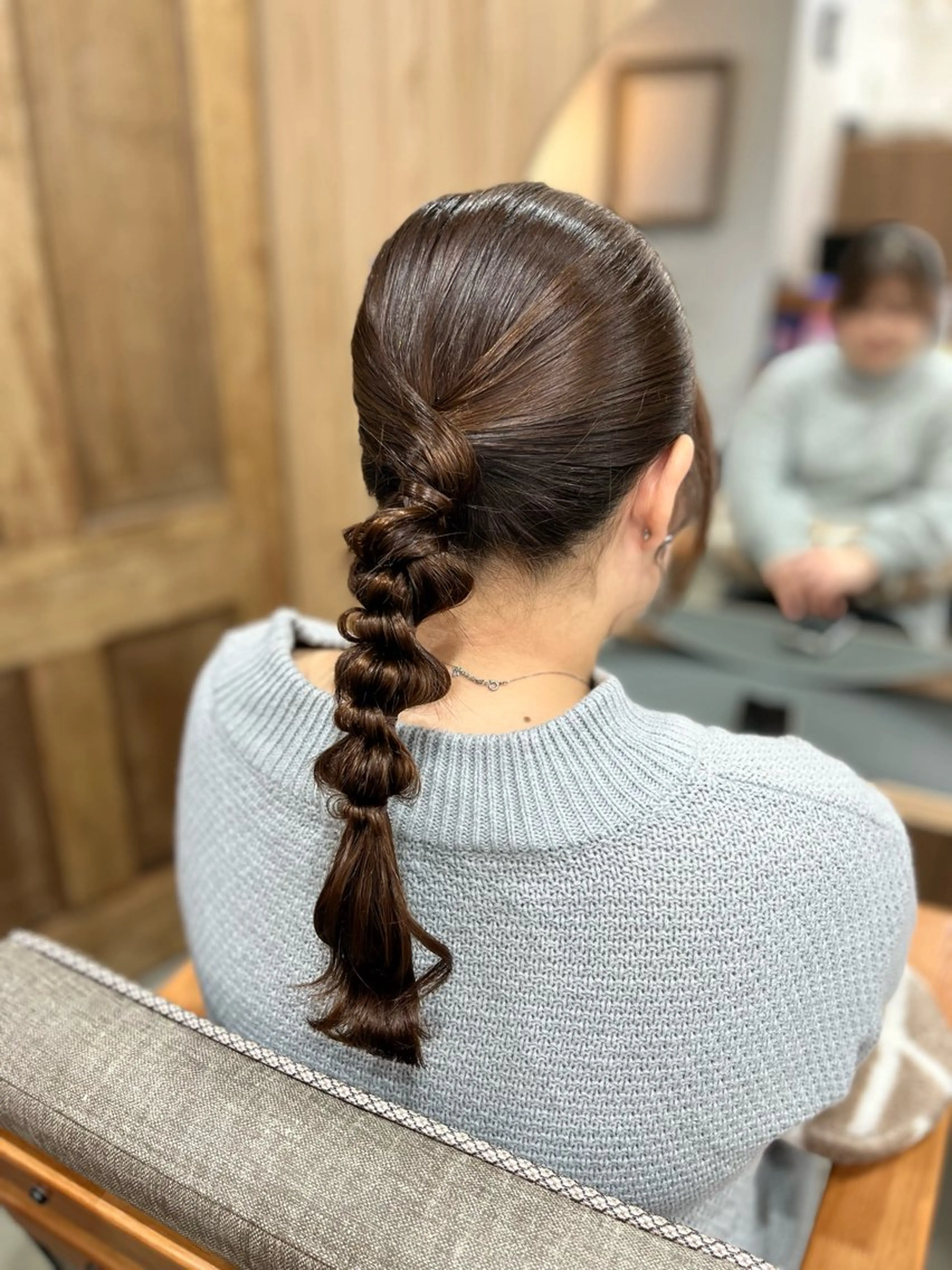 セミロング ヘアセット 髪質改善/艶髪/透明 感カラー🫧ｼｽﾞｸのヘアスタイル