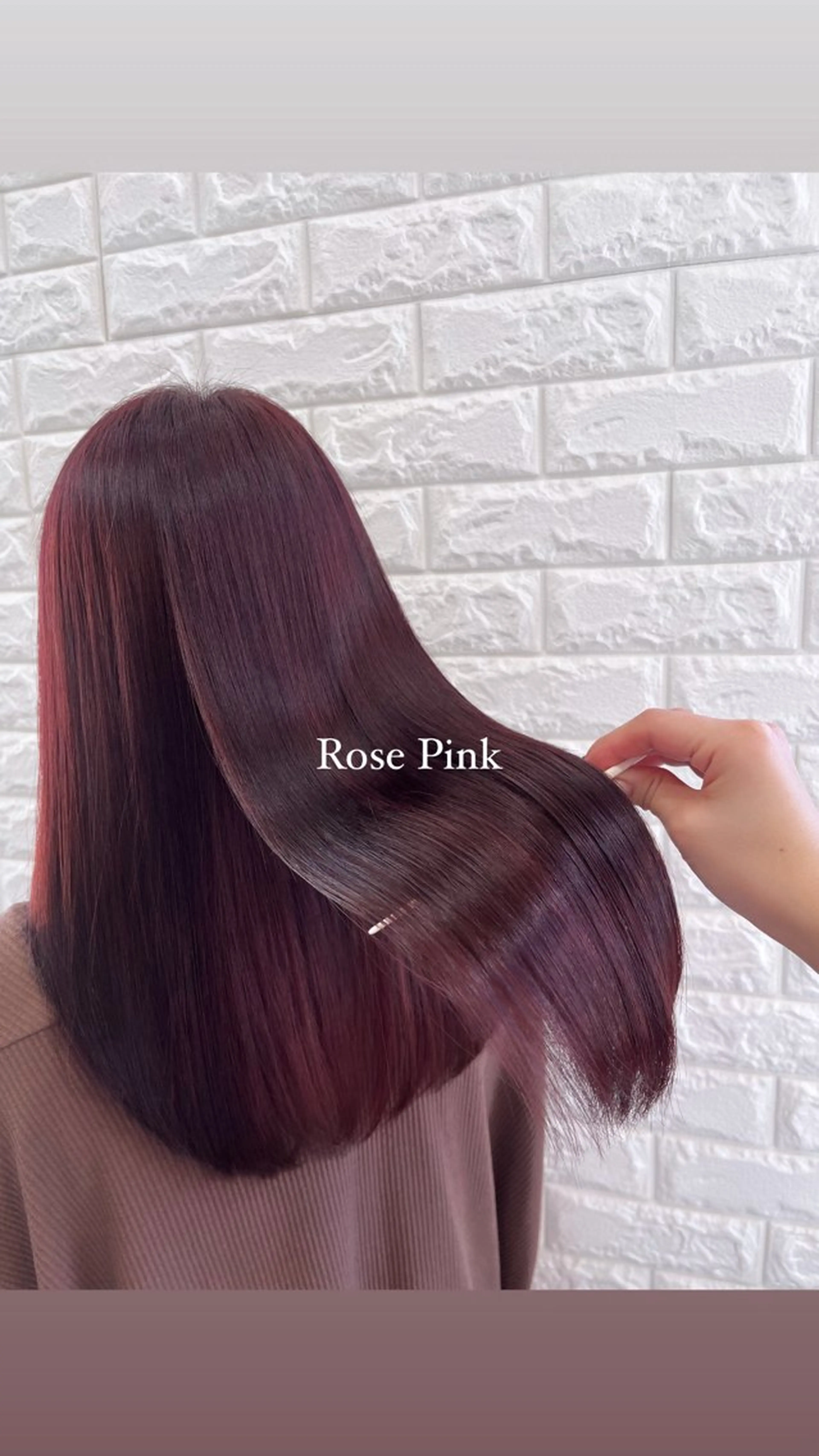 セミロング カット ヘアカラー 西 沙菜/トレンド カラー/透明感カラーのヘアスタイル