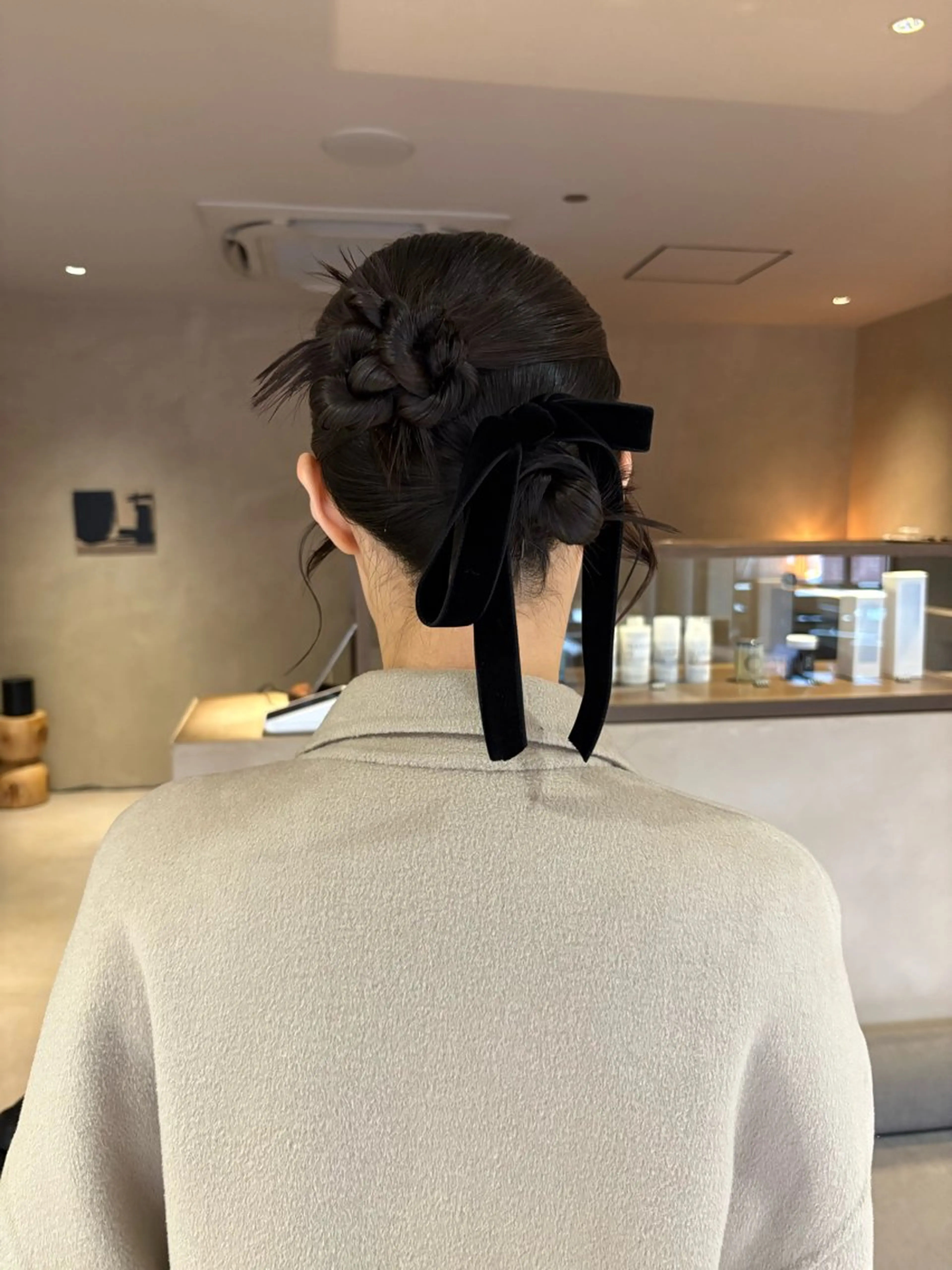 ヘアアレンジ ヘアセット ボブ/タイトアレンジ 個性派結婚式アレンジのヘアスタイル