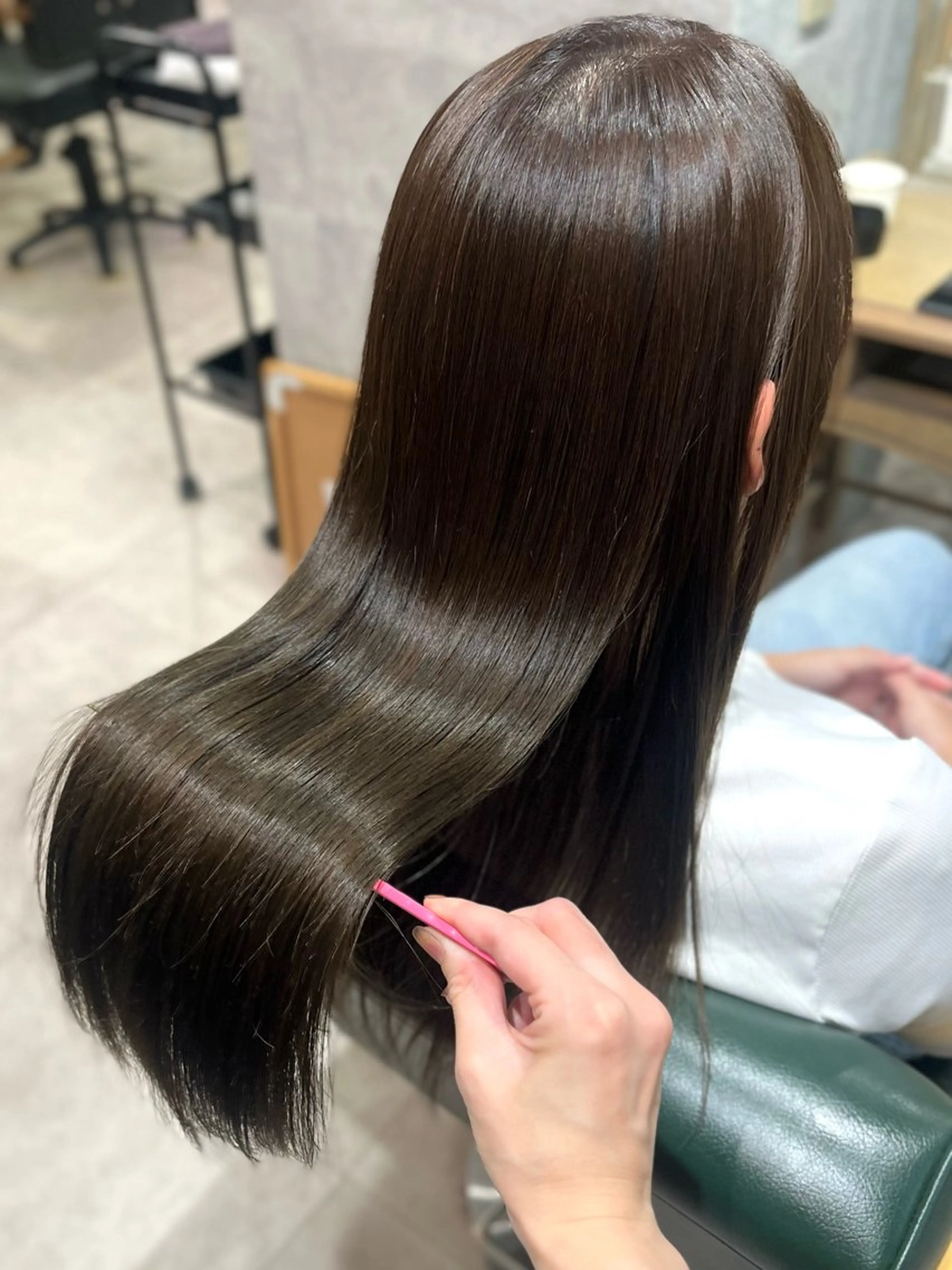 カラー カット ヘアカラー トリートメント 💕韓国艶出しヘア /HARUKAのヘアスタイル