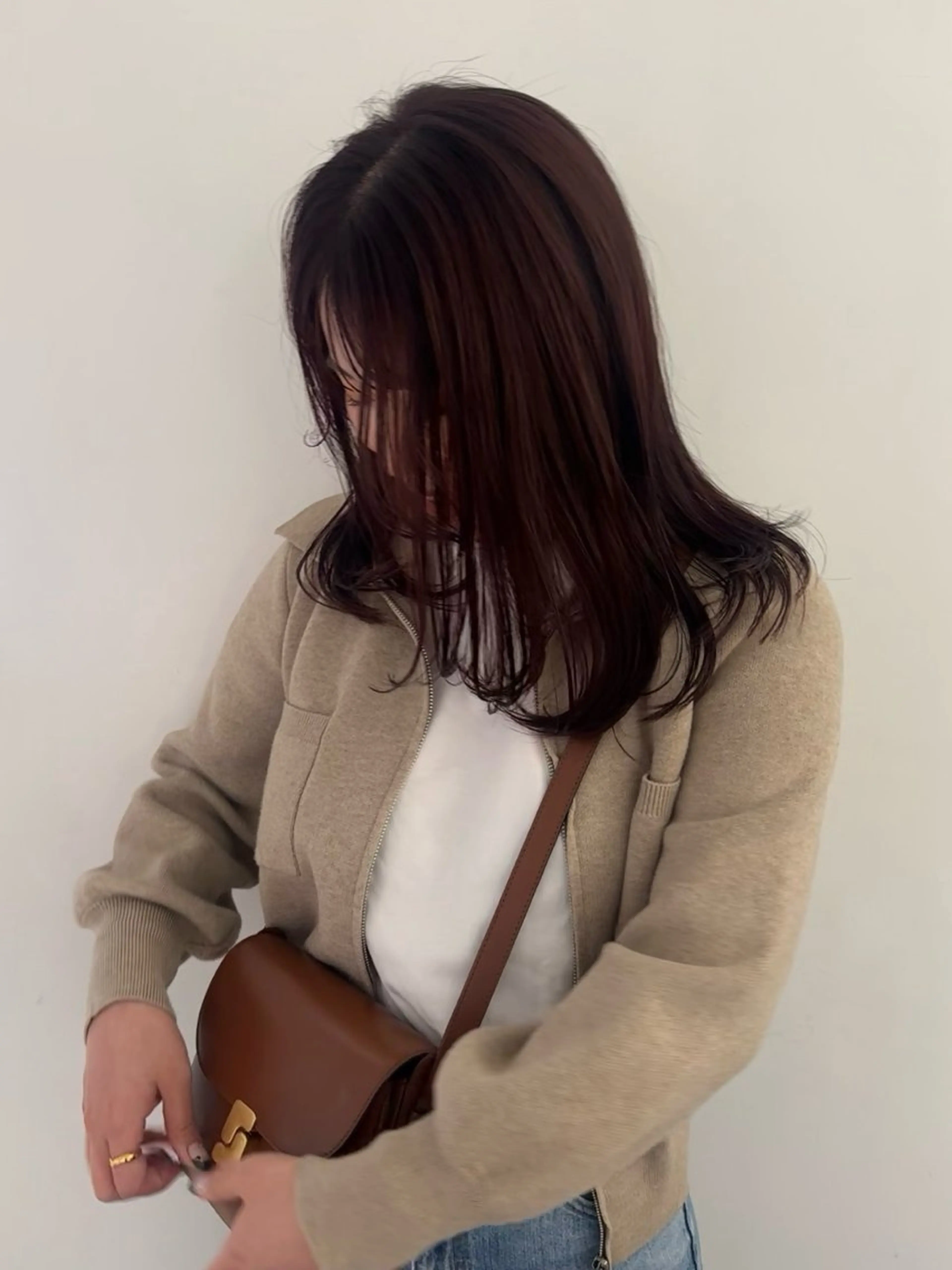 ロング カラー ハシヅメ キョウカのヘアスタイル