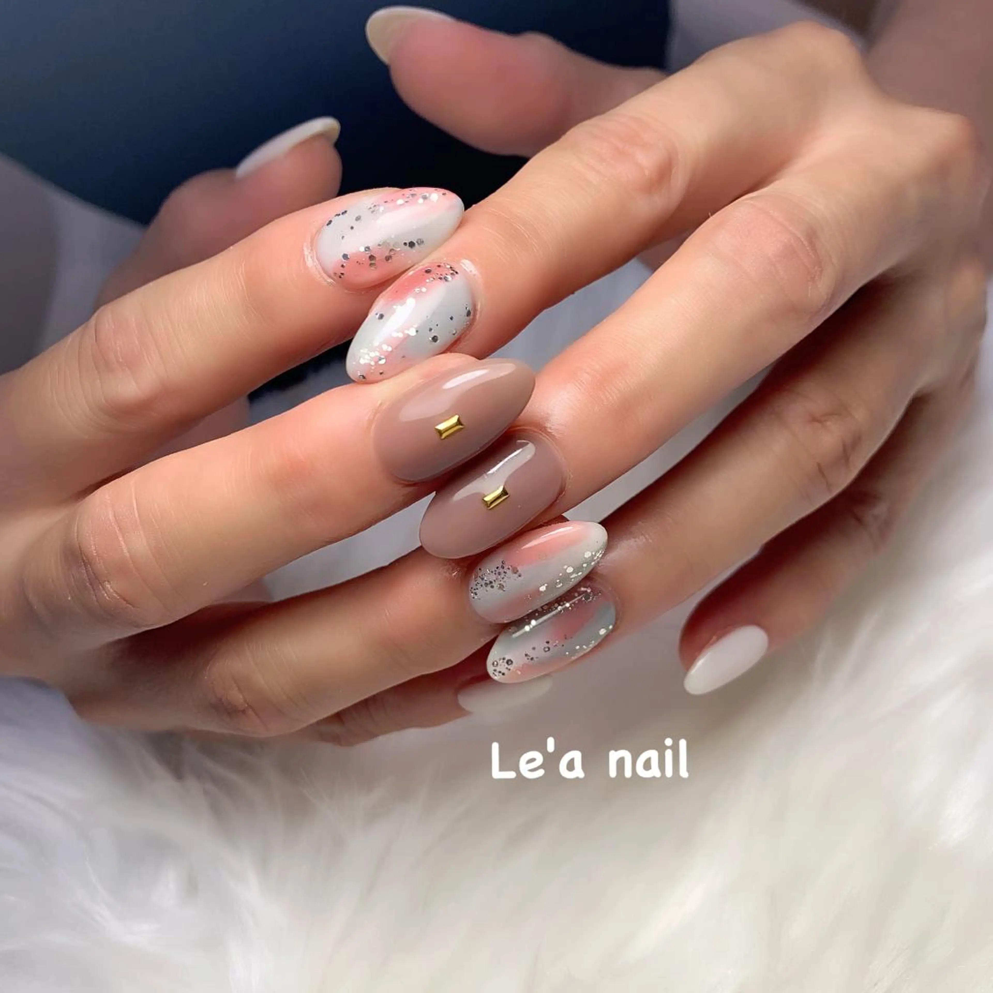 ネイル ハンドネイル 'mm所属・'mm  (ミリ) ＭＡＮＡＭＩのネイルデザイン