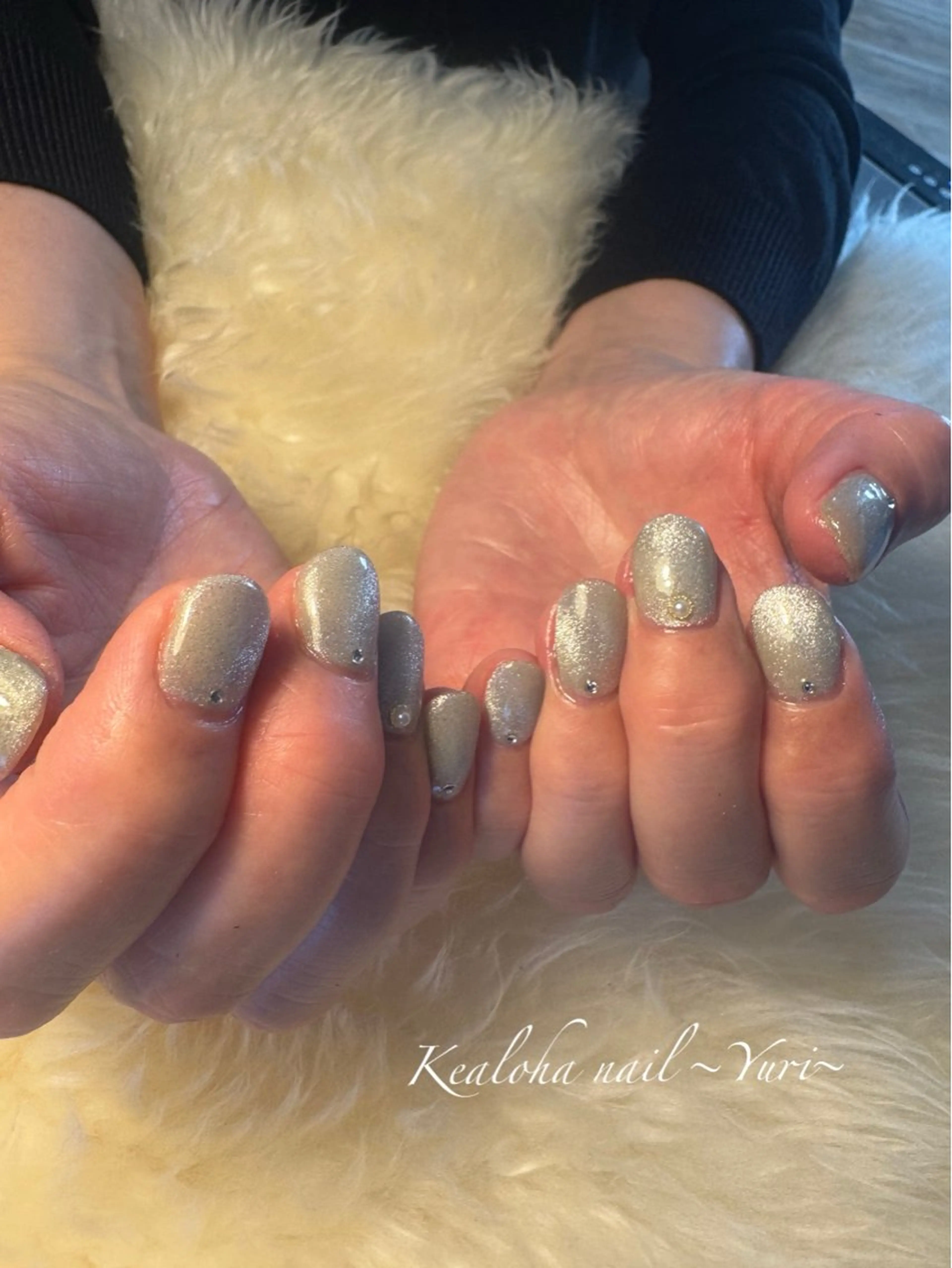 ネイル マグネットネイル Kealoha nail所属・西村 ゆりのネイルデザイン