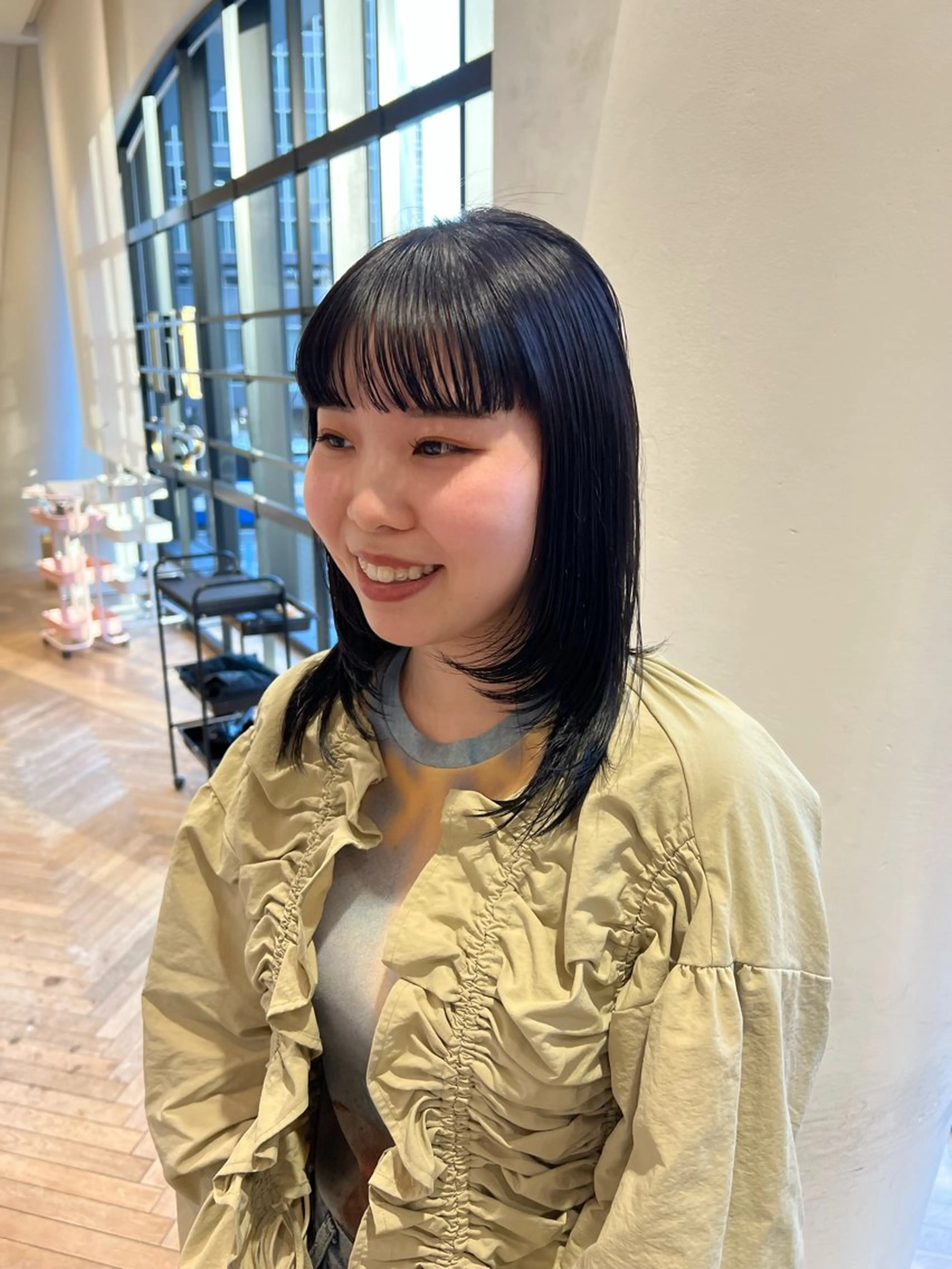 ミディアム カラー ヘアカラー 似合わせ/レイヤー 💟SAEのヘアスタイル