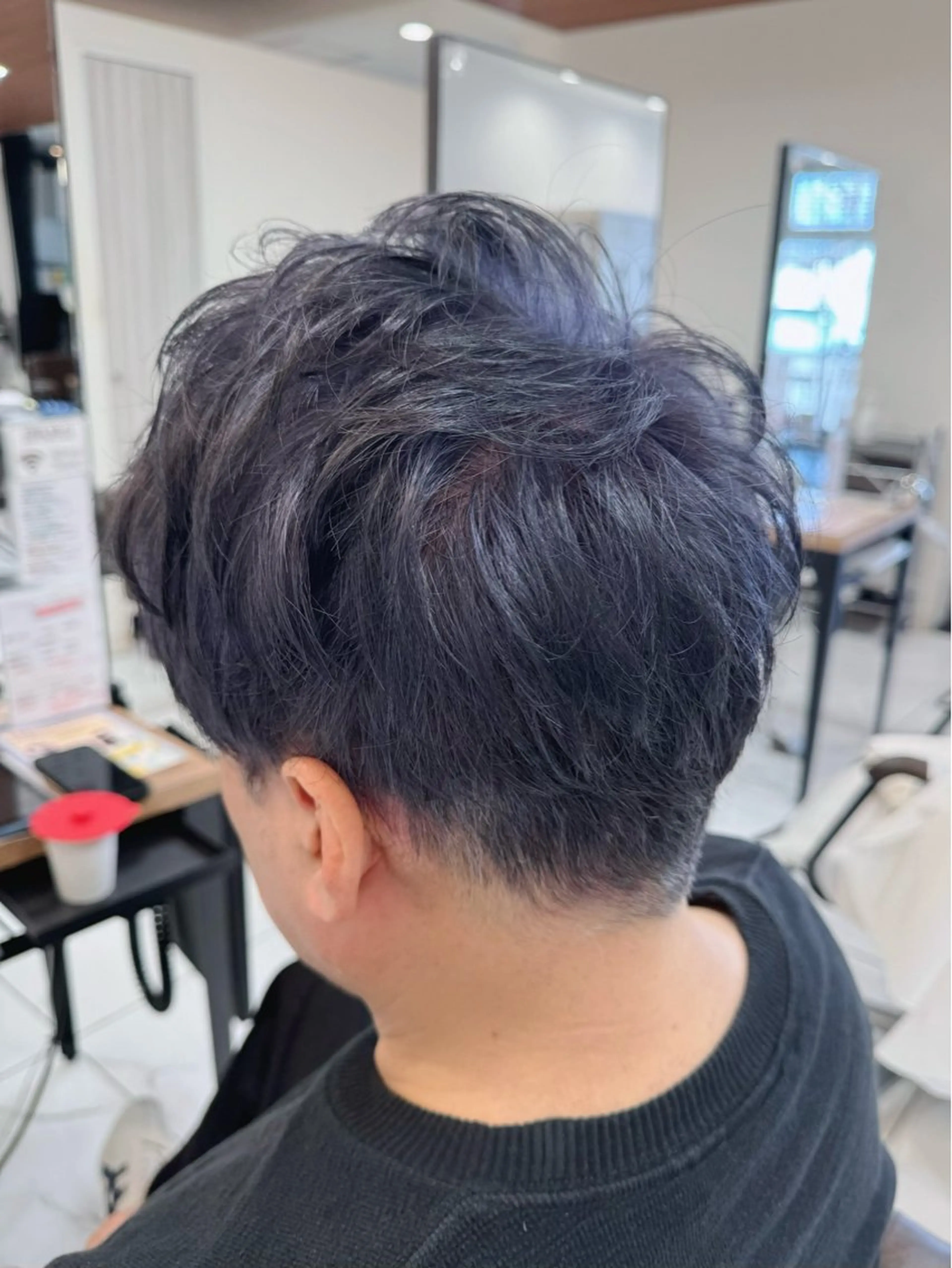 メンズ パーマ 八木 菜美のヘアスタイル