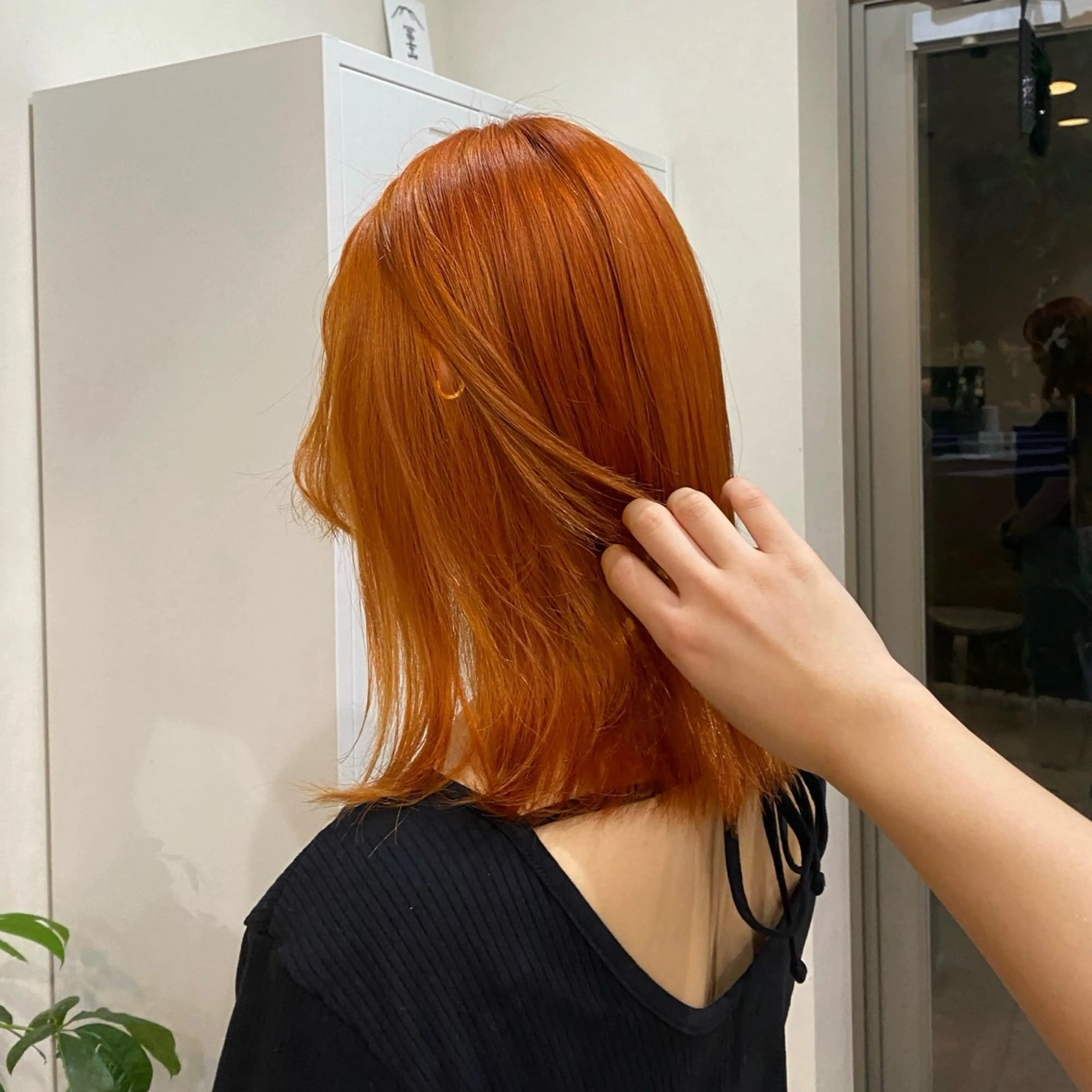 カラー ブリーチ ヘアカラー トリートメント MIDORI🎀 透明感/ベージュのヘアスタイル