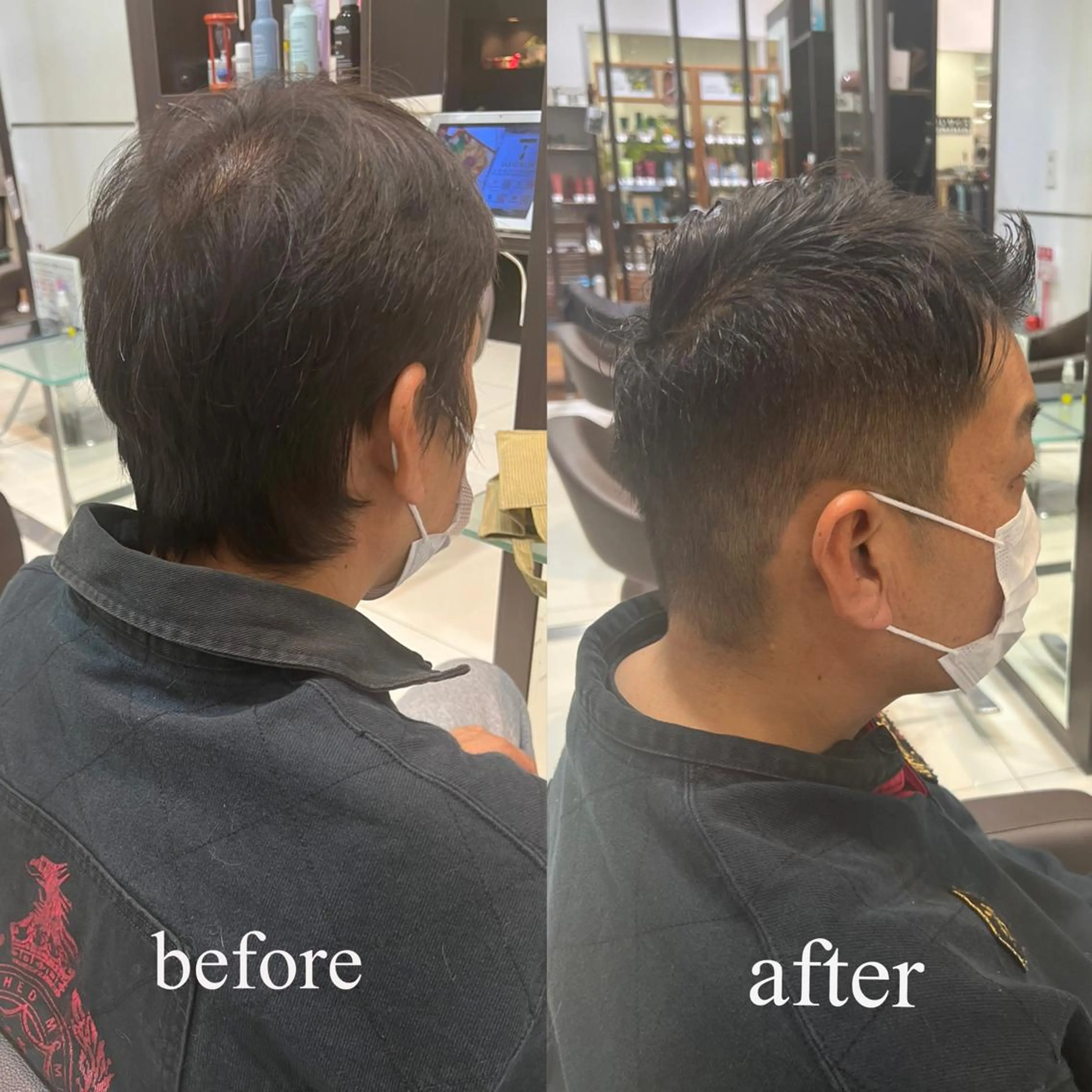 メンズ 大人女性ぼかし メンズ強化🦙平作のヘアスタイル