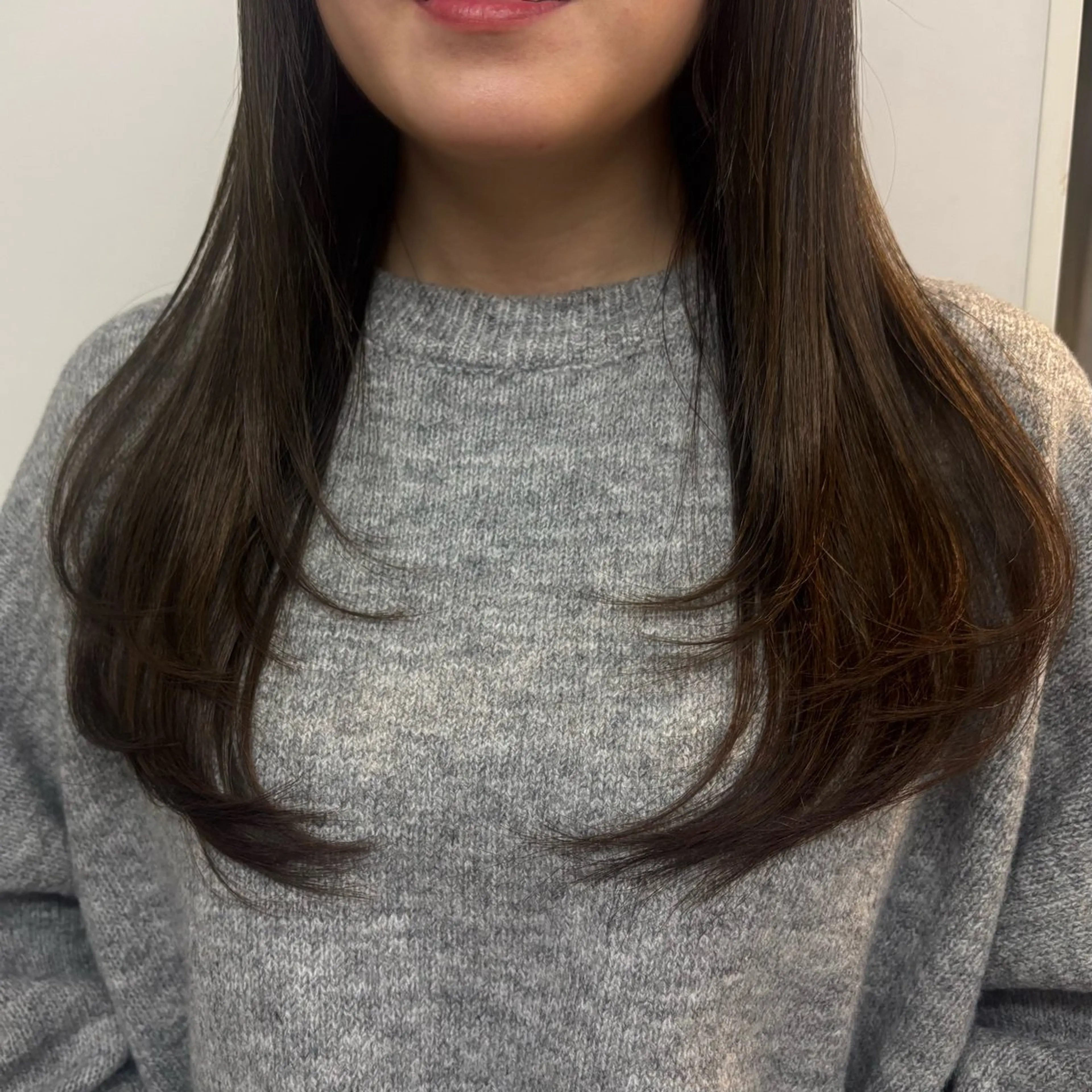 セミロング レイヤーカット カット ヘアカラー The Ect VIXIA.／Maiのヘアスタイル