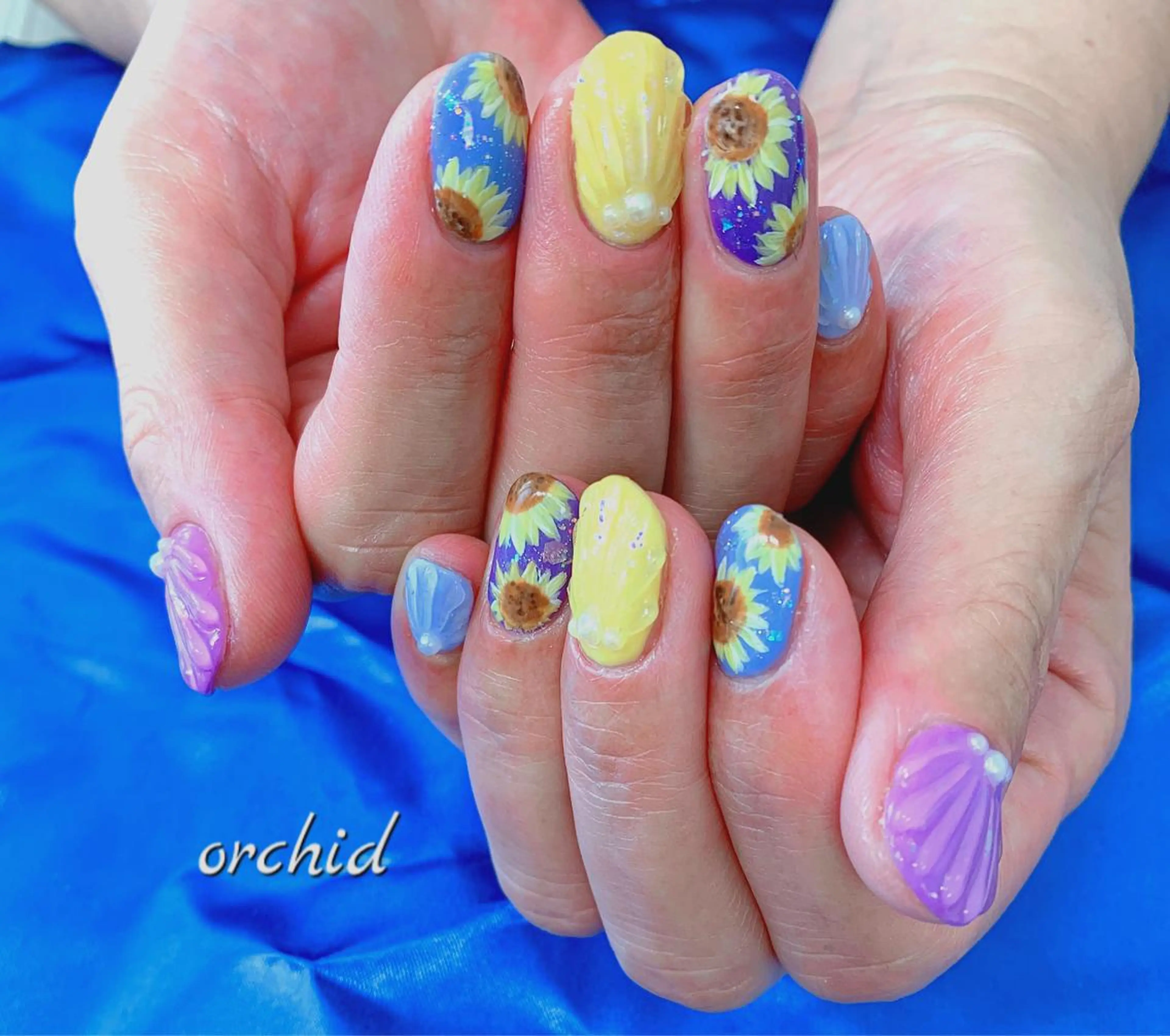 ネイル orchid ♡オーキッドのネイルデザイン