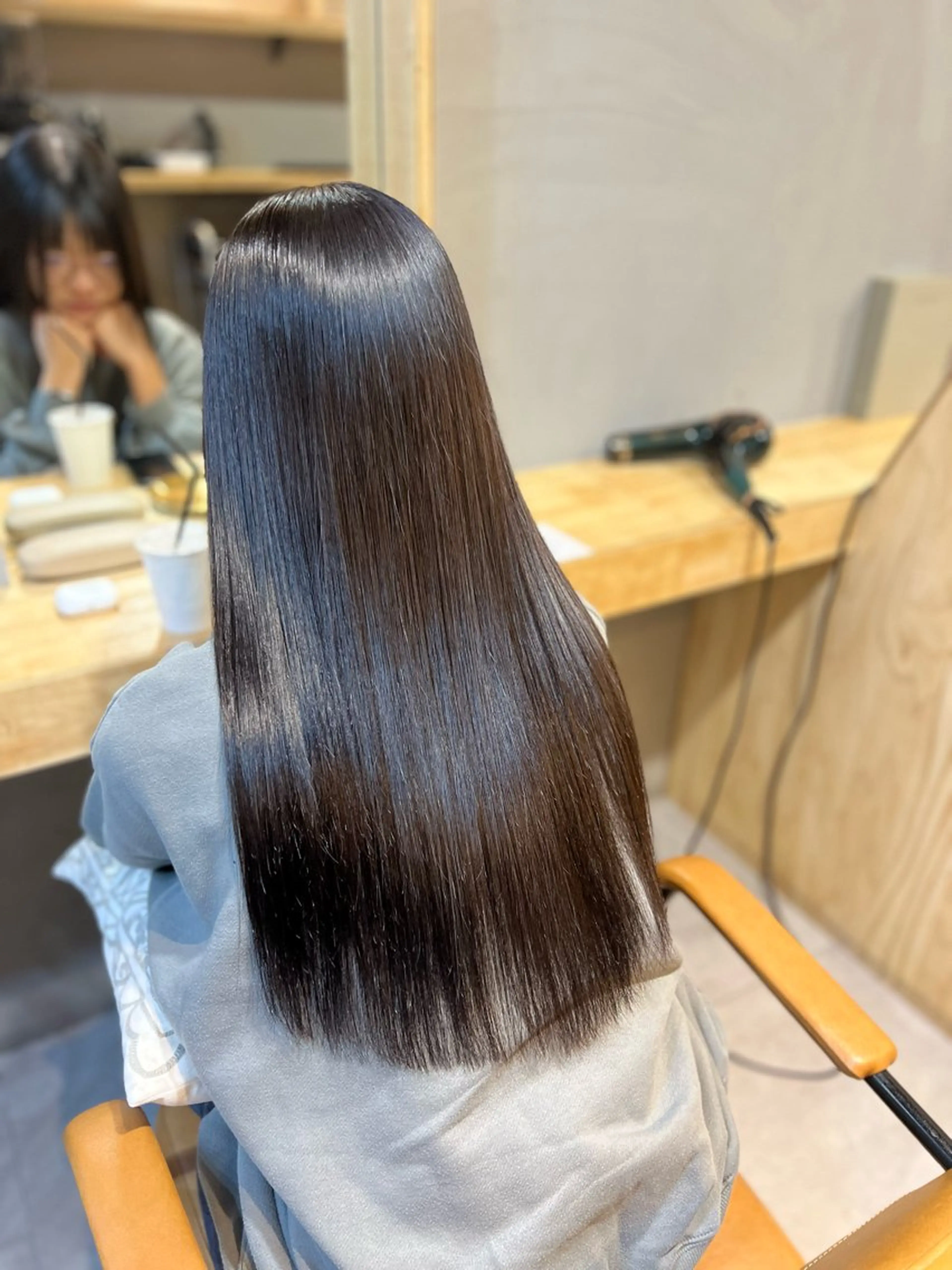 ロング カラー 髪質改善 トリートメント 神戸ボブ✂️ ioe三宮/田 伸佳のヘアスタイル