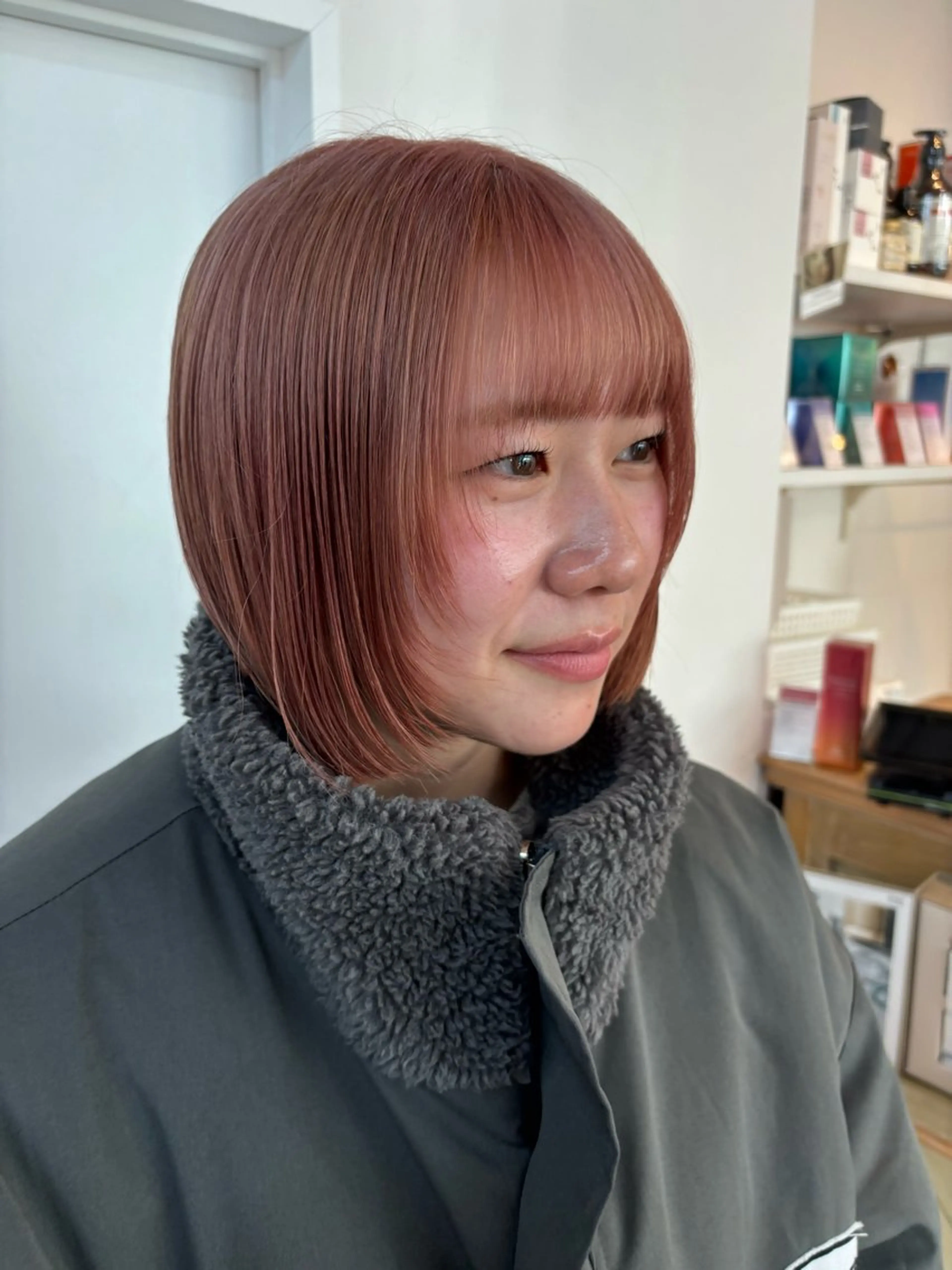 ショート カラー カット ヘアカラー 🍊暖色カラー /ボブ/kanonのヘアスタイル