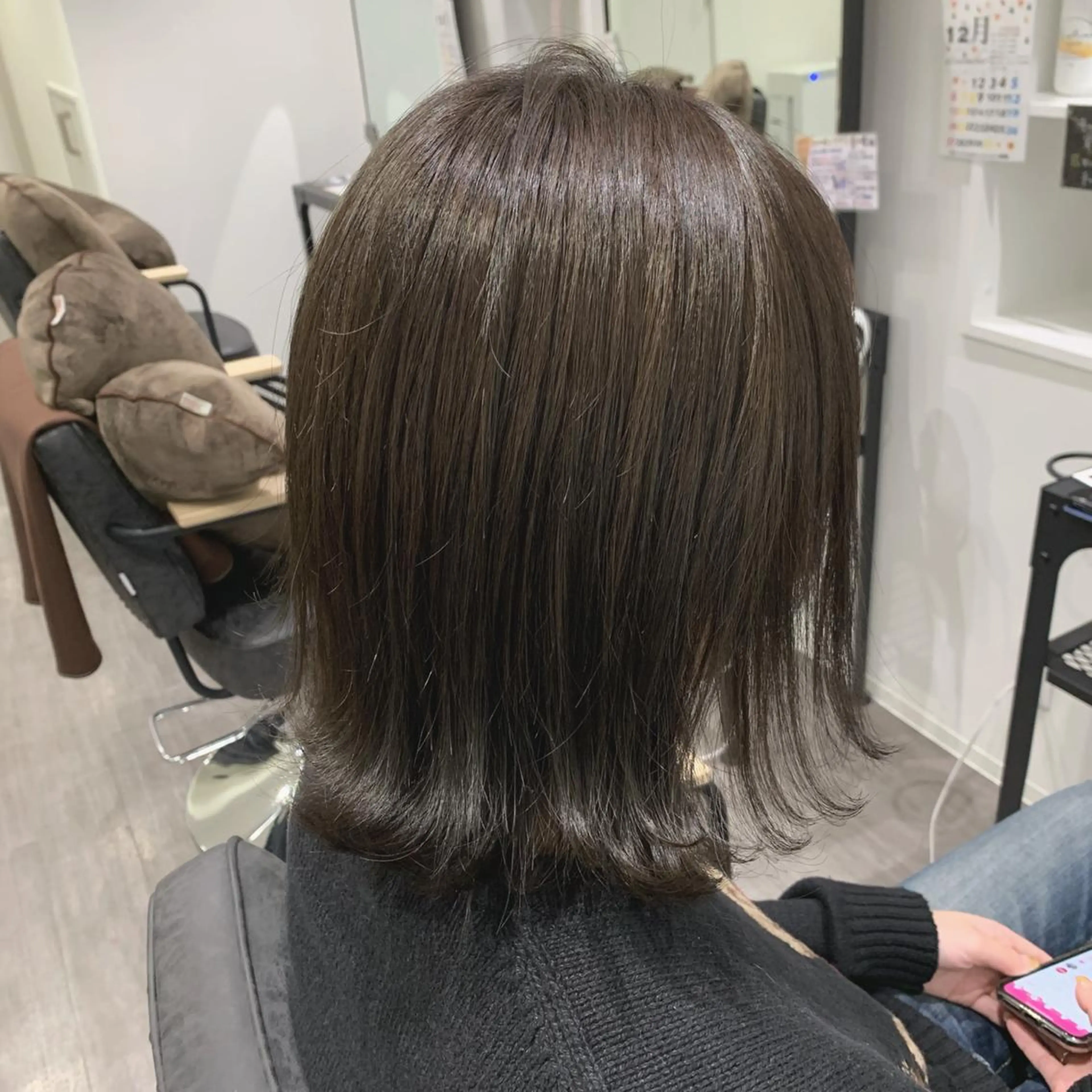 【1日1名様限定/リピートNo.1‼️】似合わせカット+スロウカラー+3step髪質改善トリートメントの写真