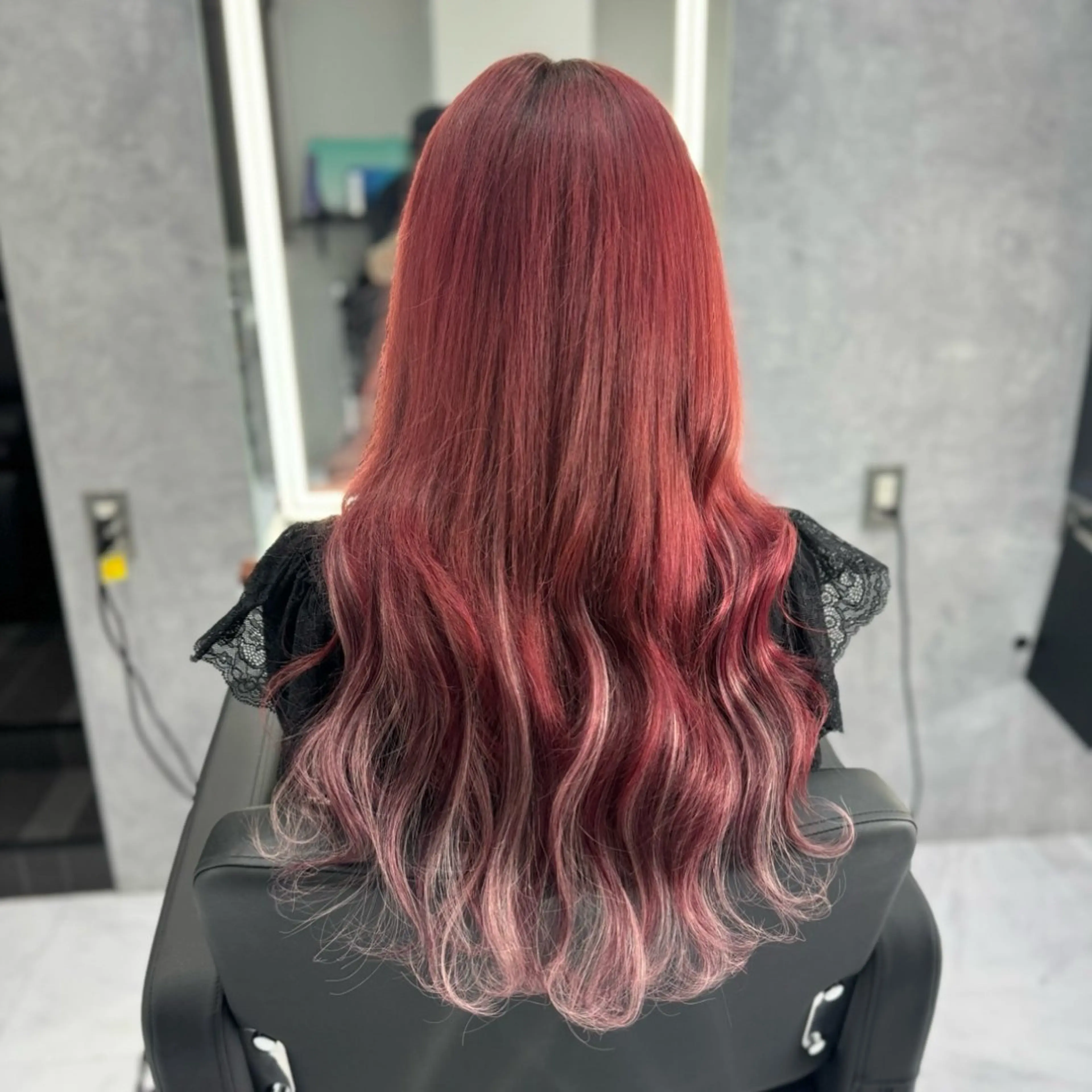 ロング シールエクステ エクステ CS made by SHACHU栄店所属・❤️‍🔥シールエク ＋カラー京❤️‍🔥のヘアスタイル