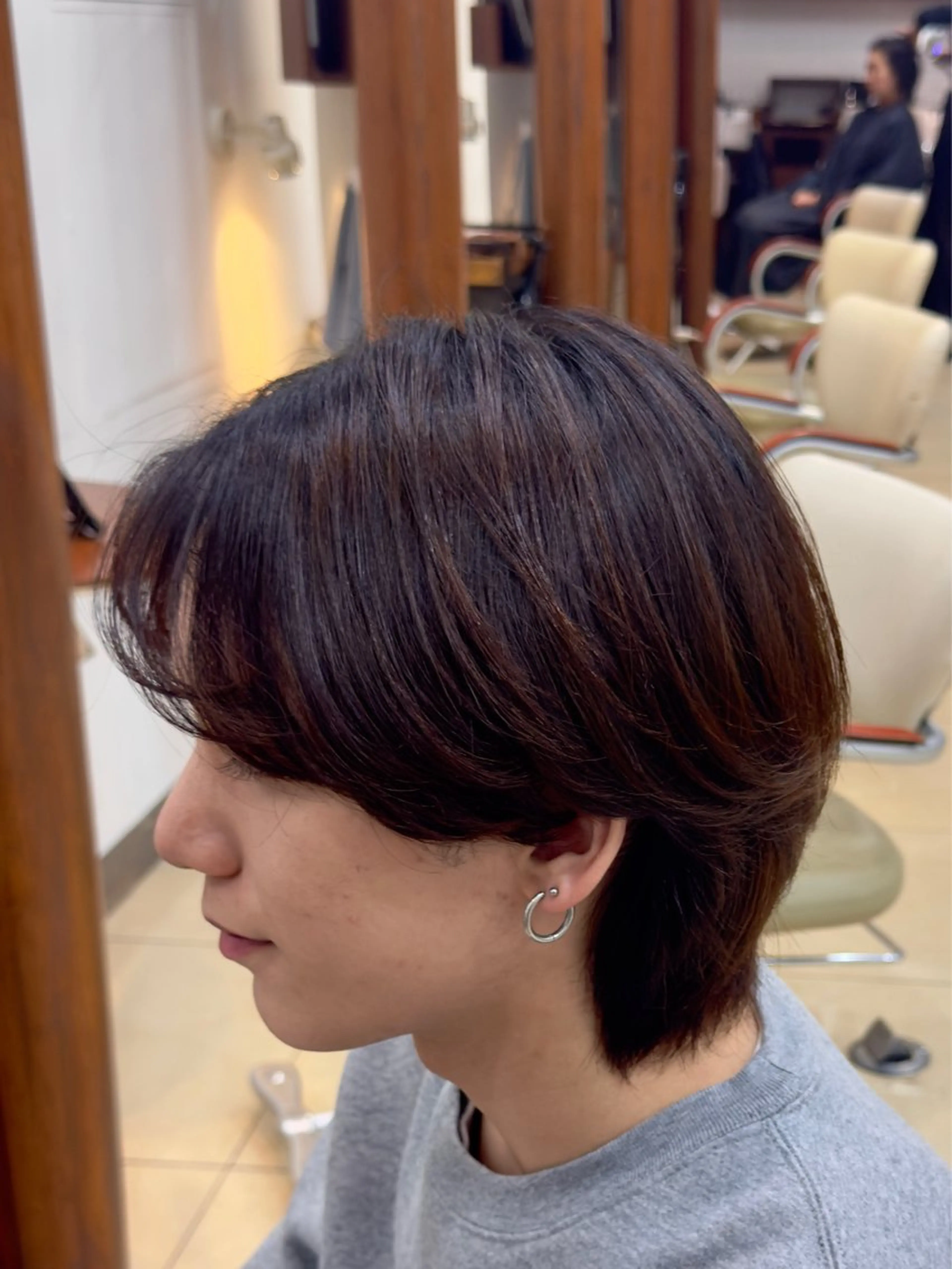 ミディアム メンズ ✨髪質改善縮毛矯正 ✨輿水のヘアスタイル