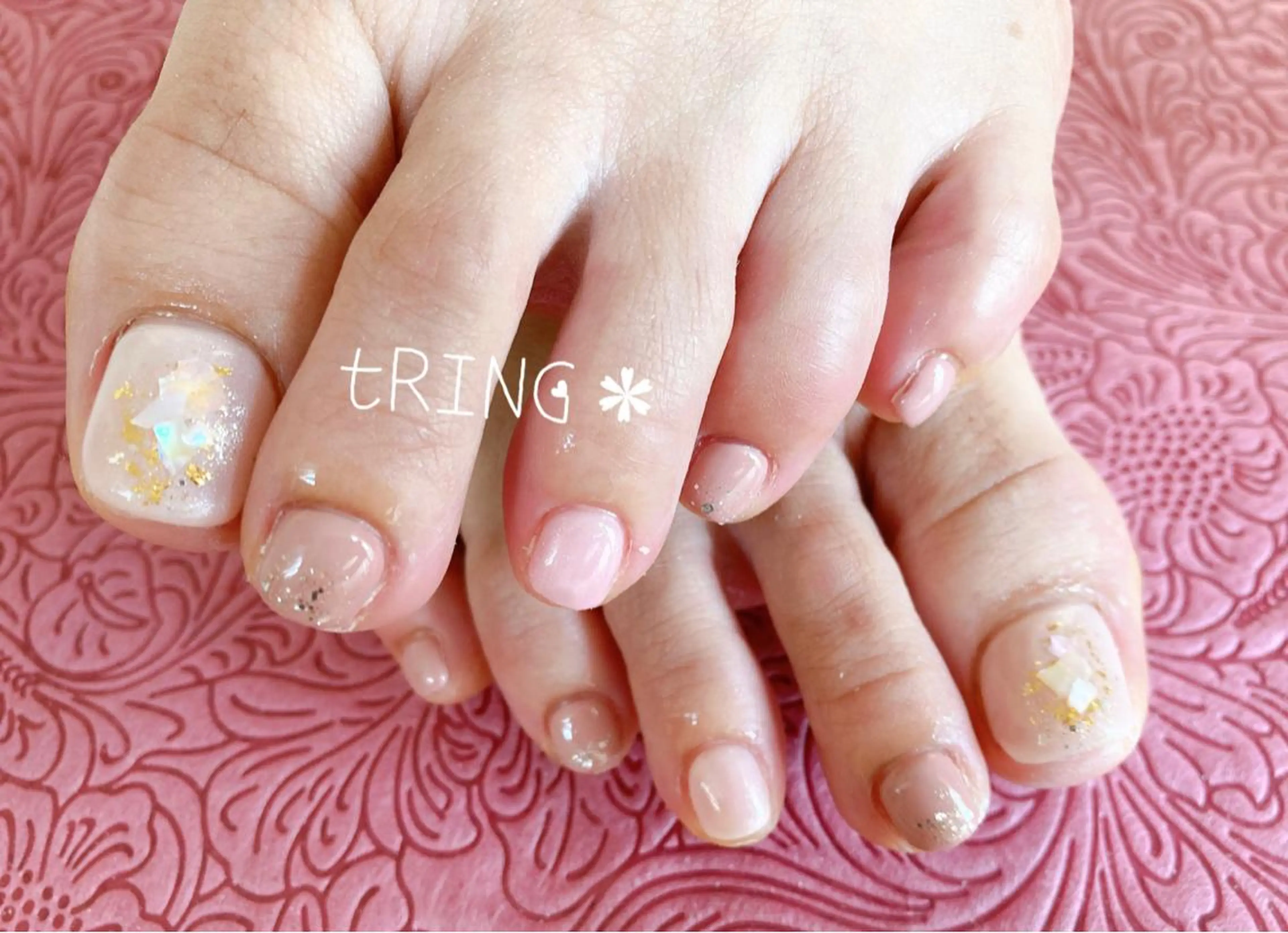 ネイル フットネイル tRING* しいの木台のネイルデザイン