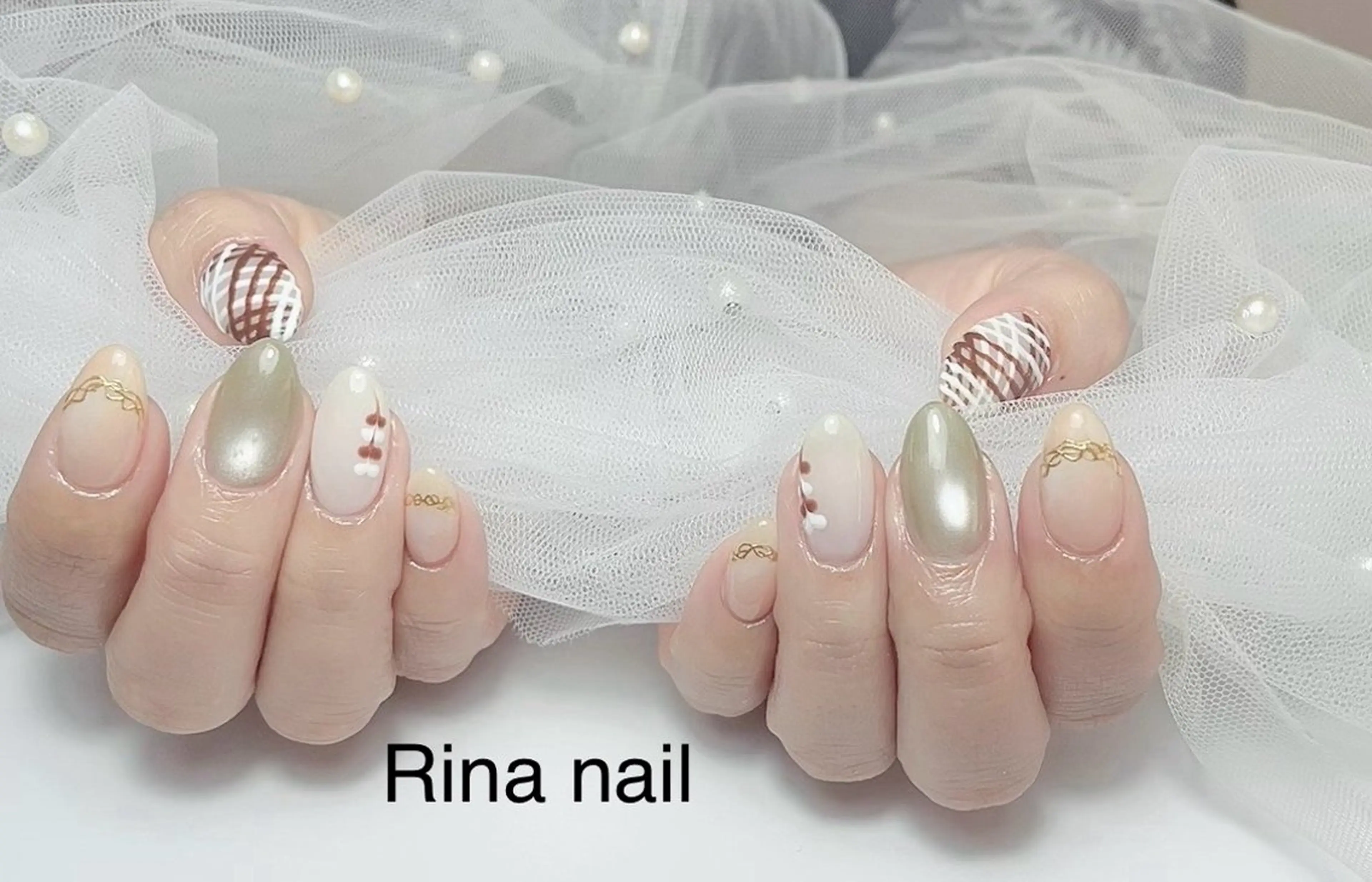 ネイル ハンドネイル リナネイルサロン 松戸八柱所属・リナ ネイルサロンのネイルデザイン