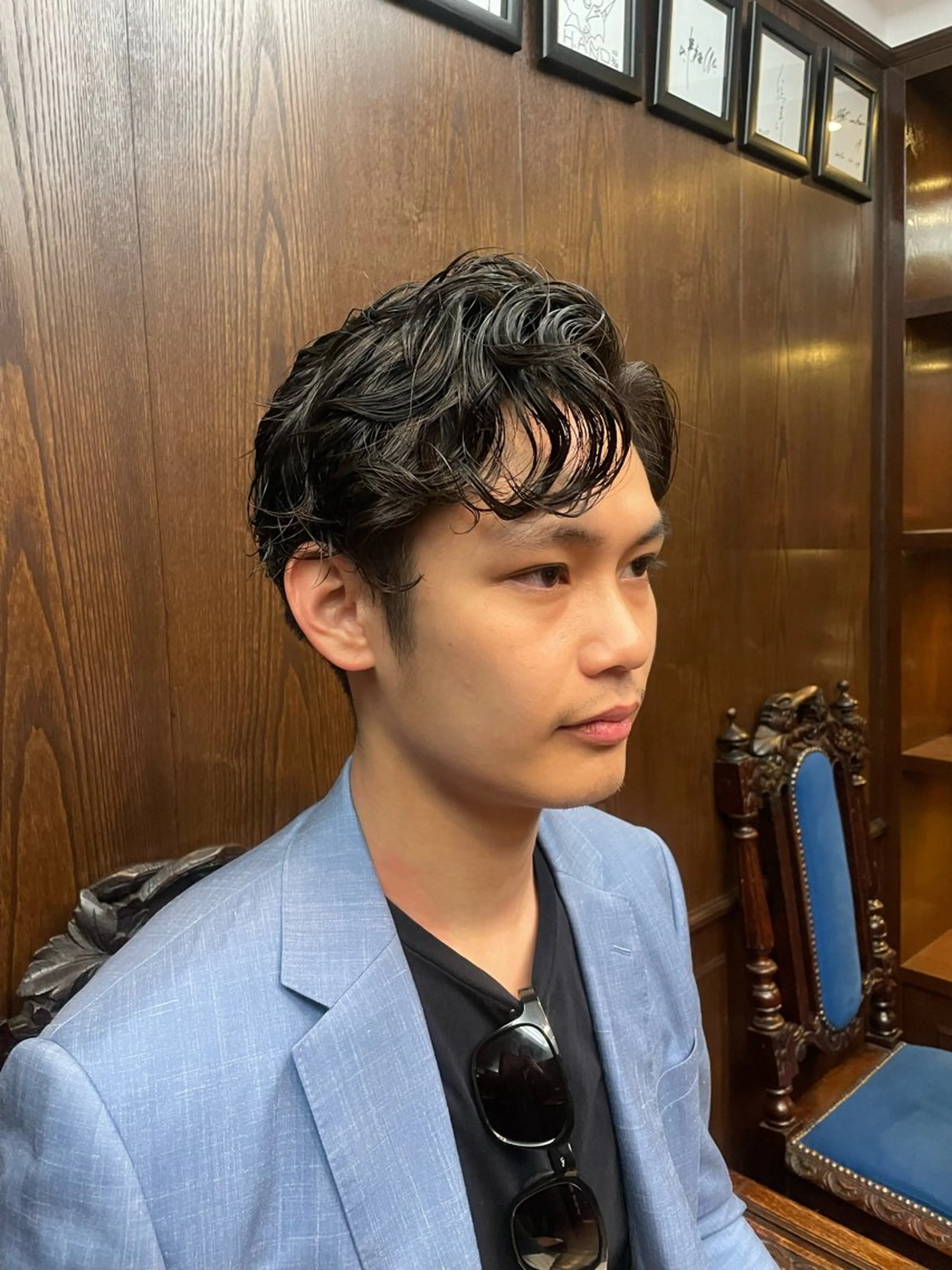 ショート パーマ メンズ メンズパーマ 2回目以降✖︎ こうようのヘアスタイル