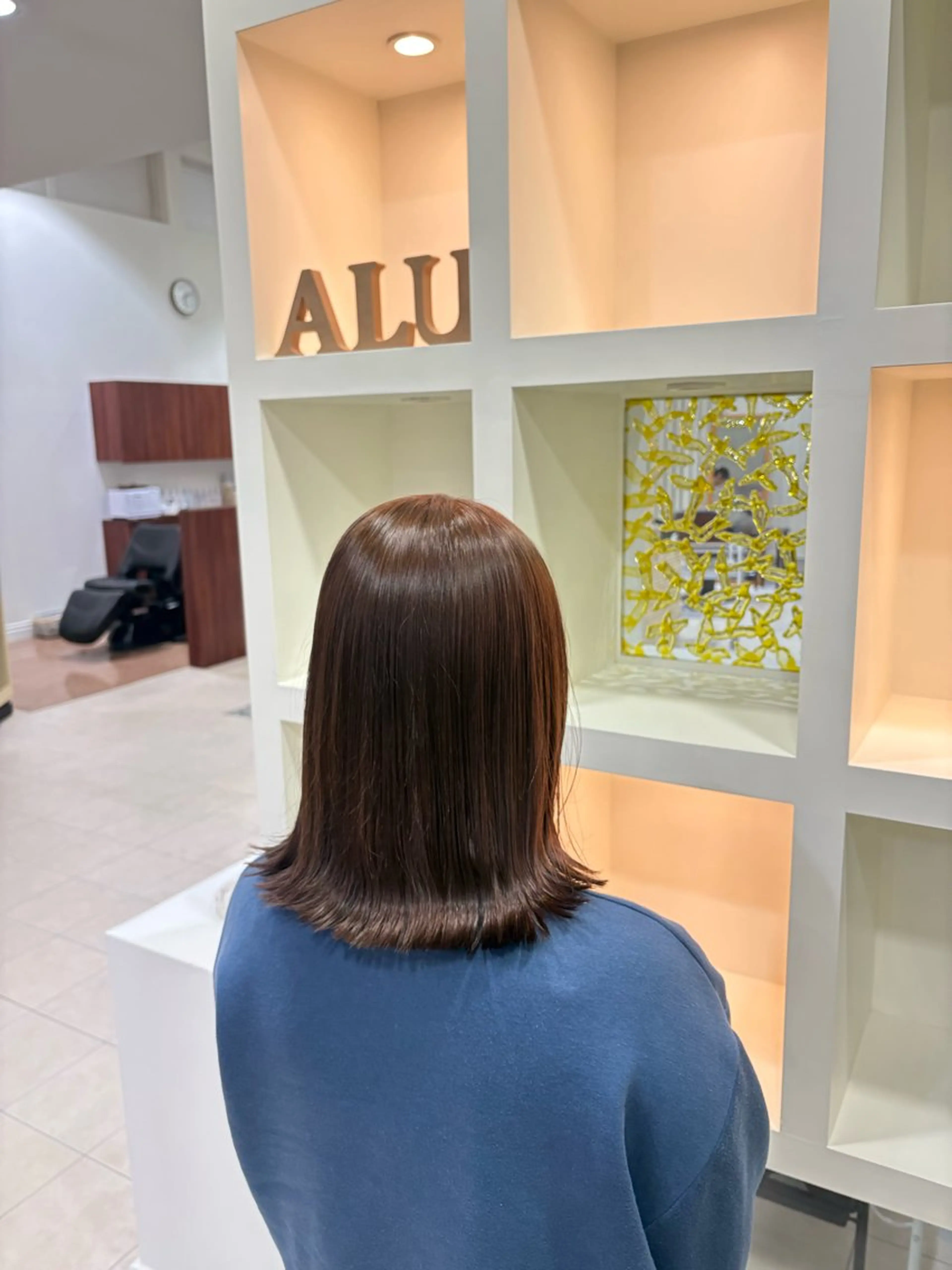 ミディアム coto 福井大和田店 髪質改善トリートメント＆ハイトーンカラー所属・coto かつみひろこのヘアスタイル