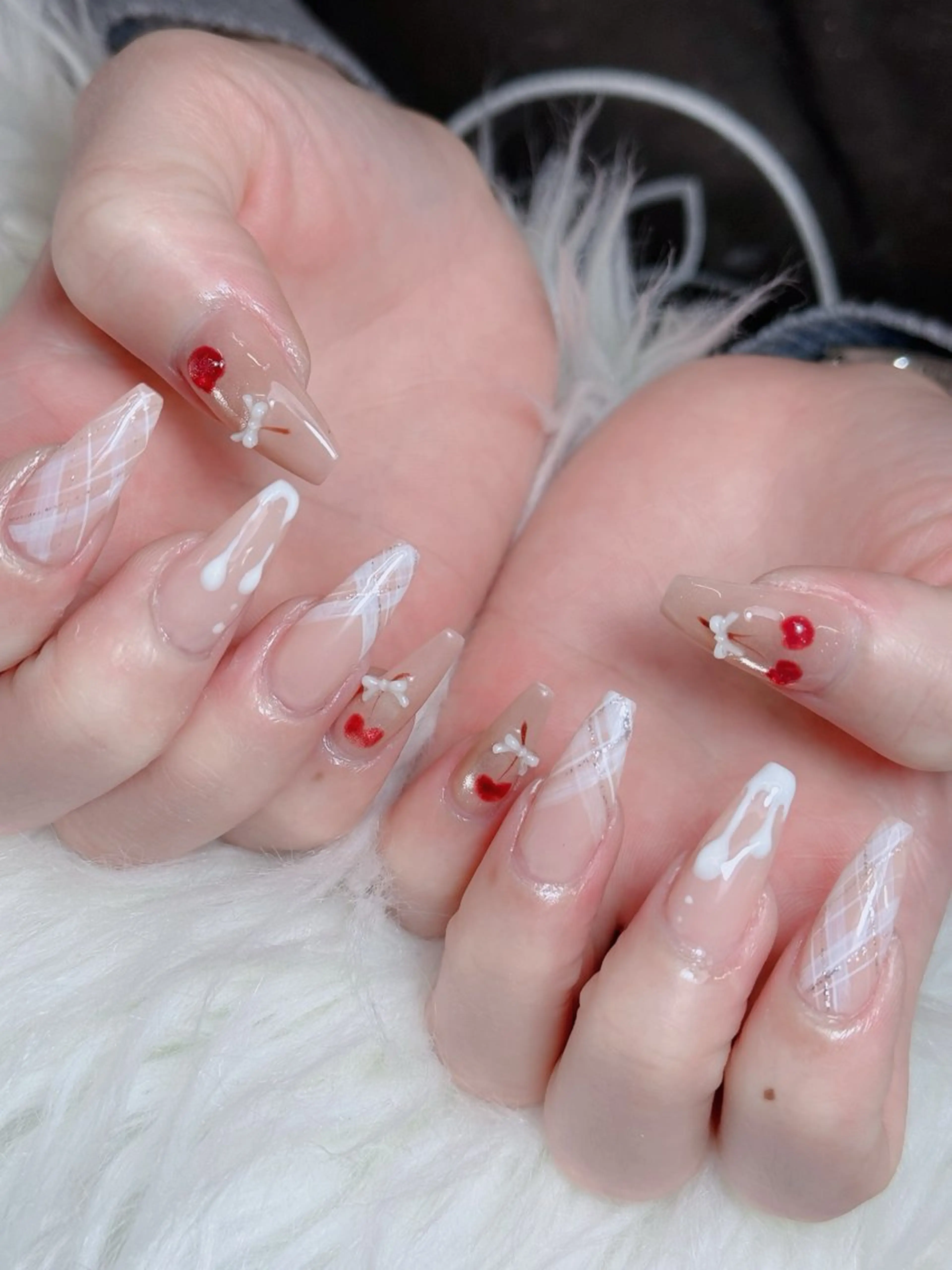 ネイル オーロラネイル チークネイル フットネイル フレンチネイル ハロウィン ハンドネイル Lumi Nail 新大久保3‘のネイルデザイン