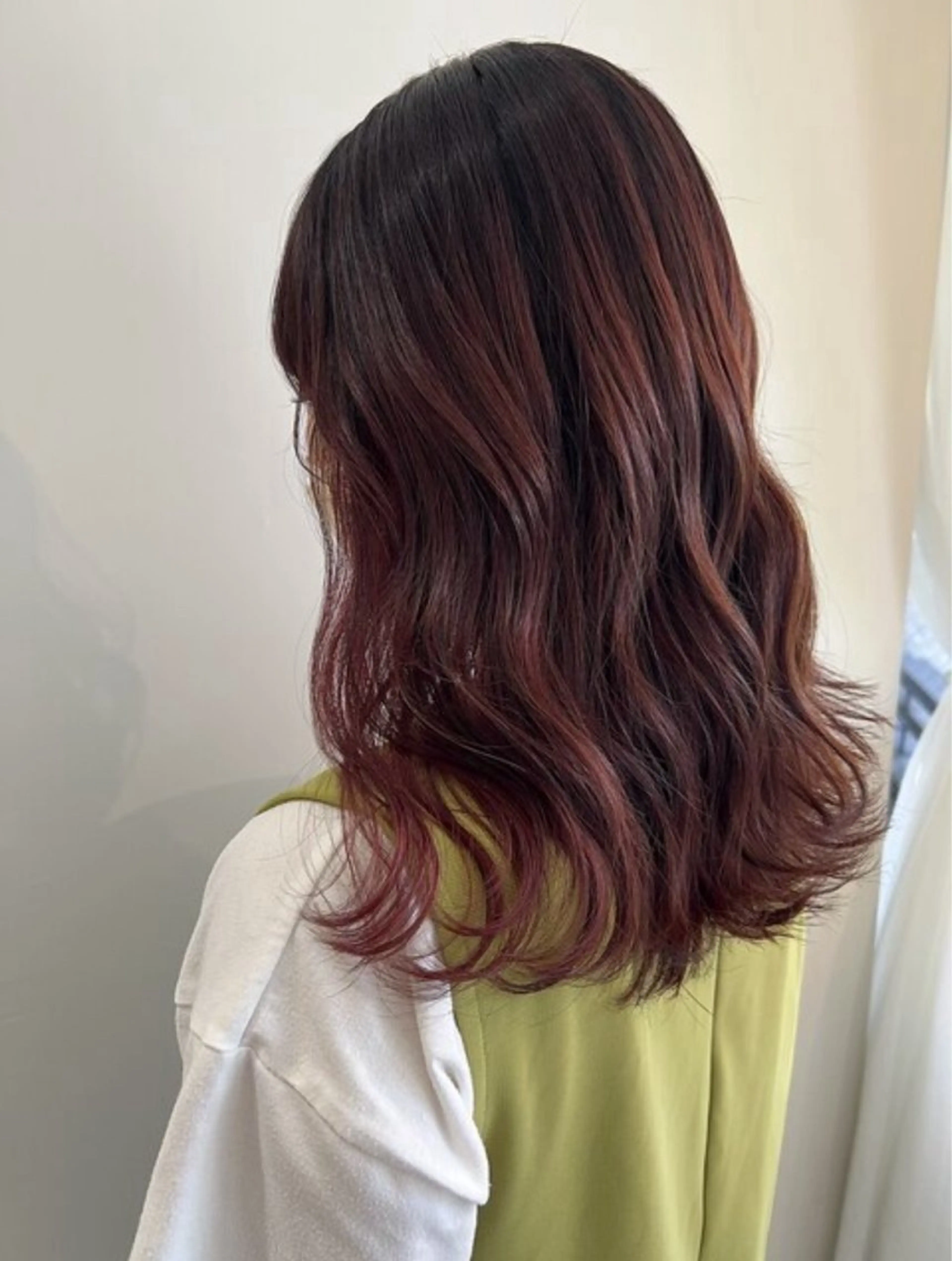 セミロング ヘアカラー トリートメント 《PARAGO緑橋》 山田素のヘアスタイル