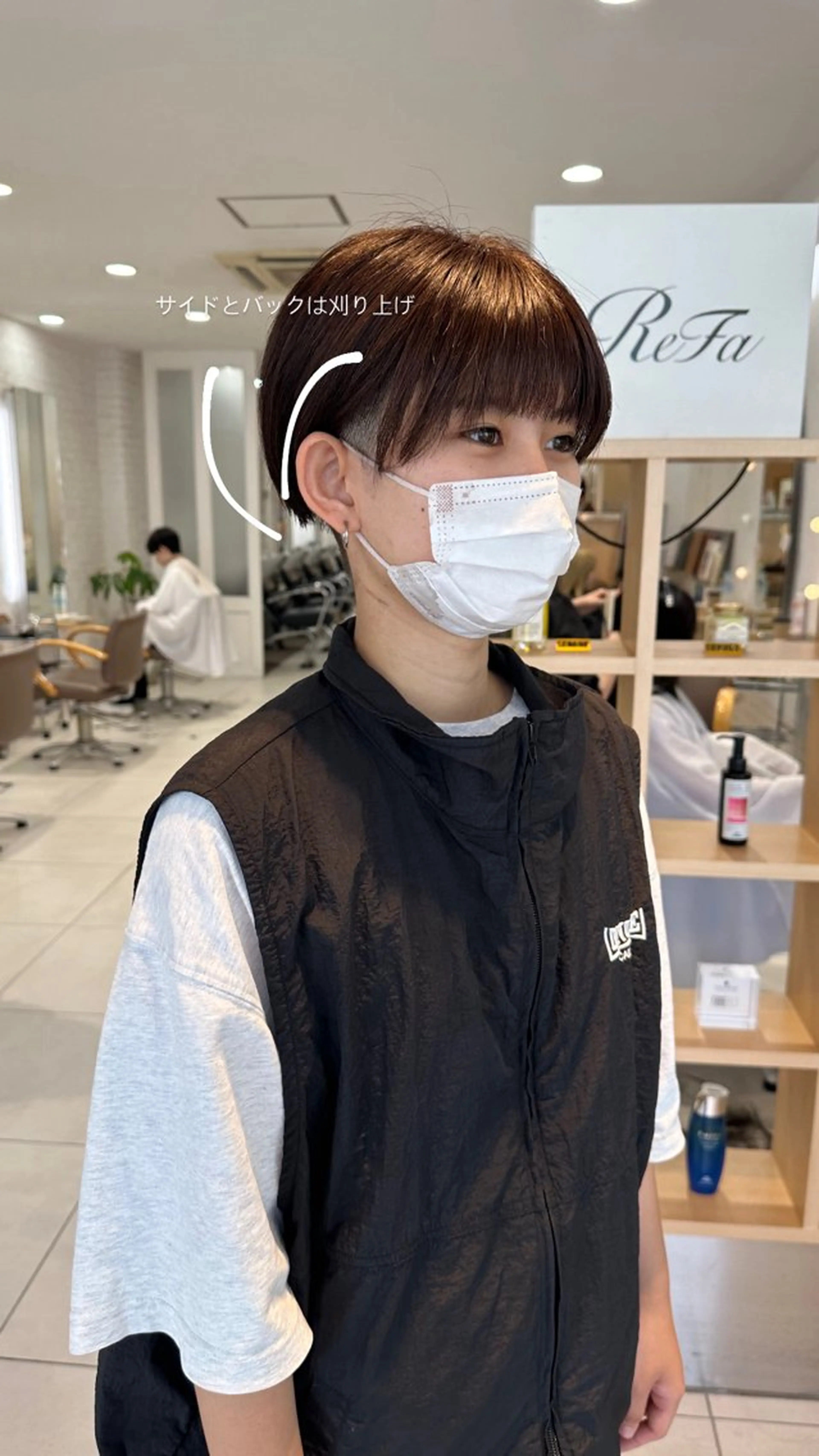 ショート ショートヘア カット トリートメント 山下恋佳/矢場町/ ブリーチ/ショートのヘアスタイル