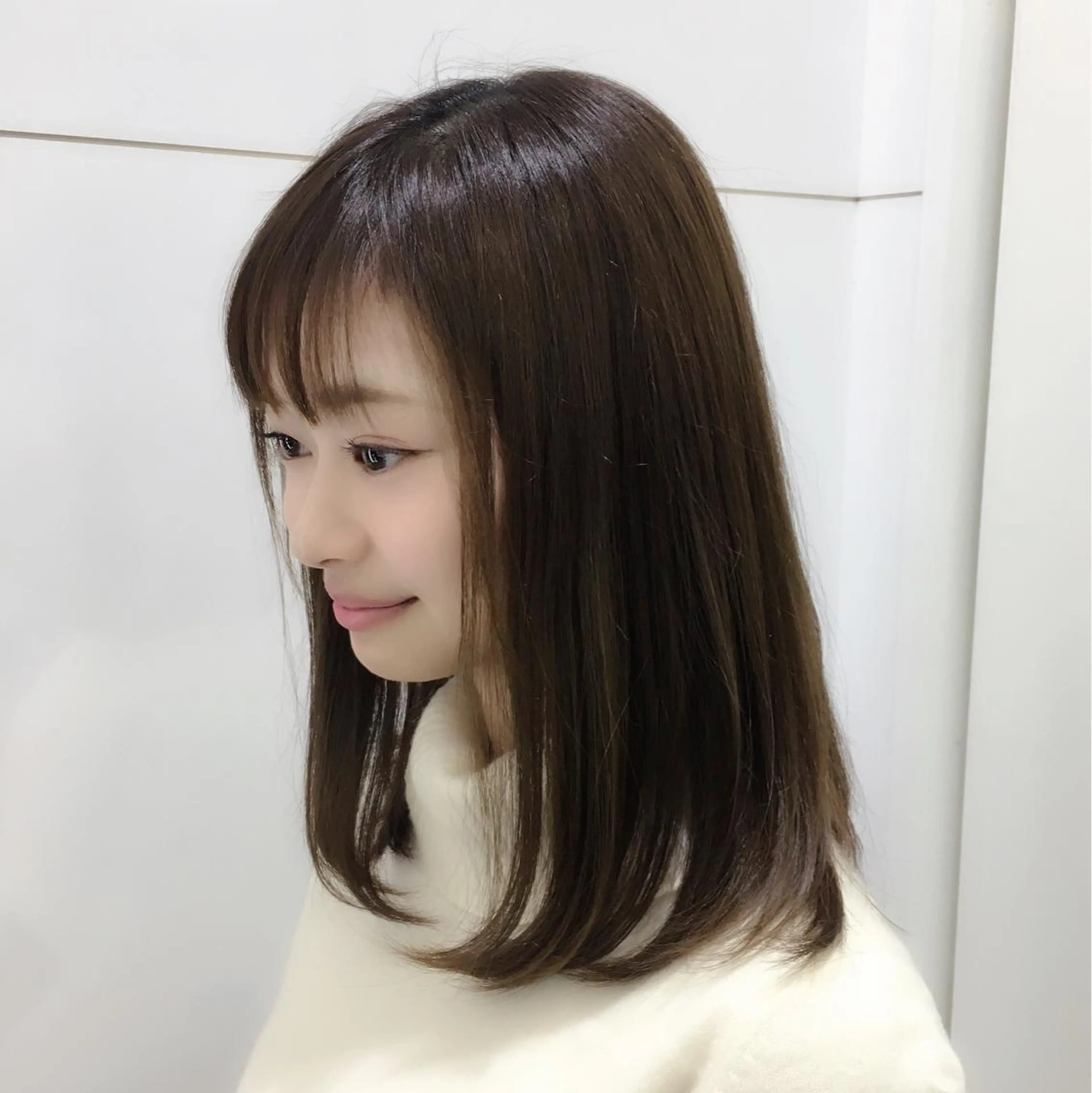 ミディアム パーマ ミディアムパーマ nex the salon vlow所属・趙 英来のヘアスタイル