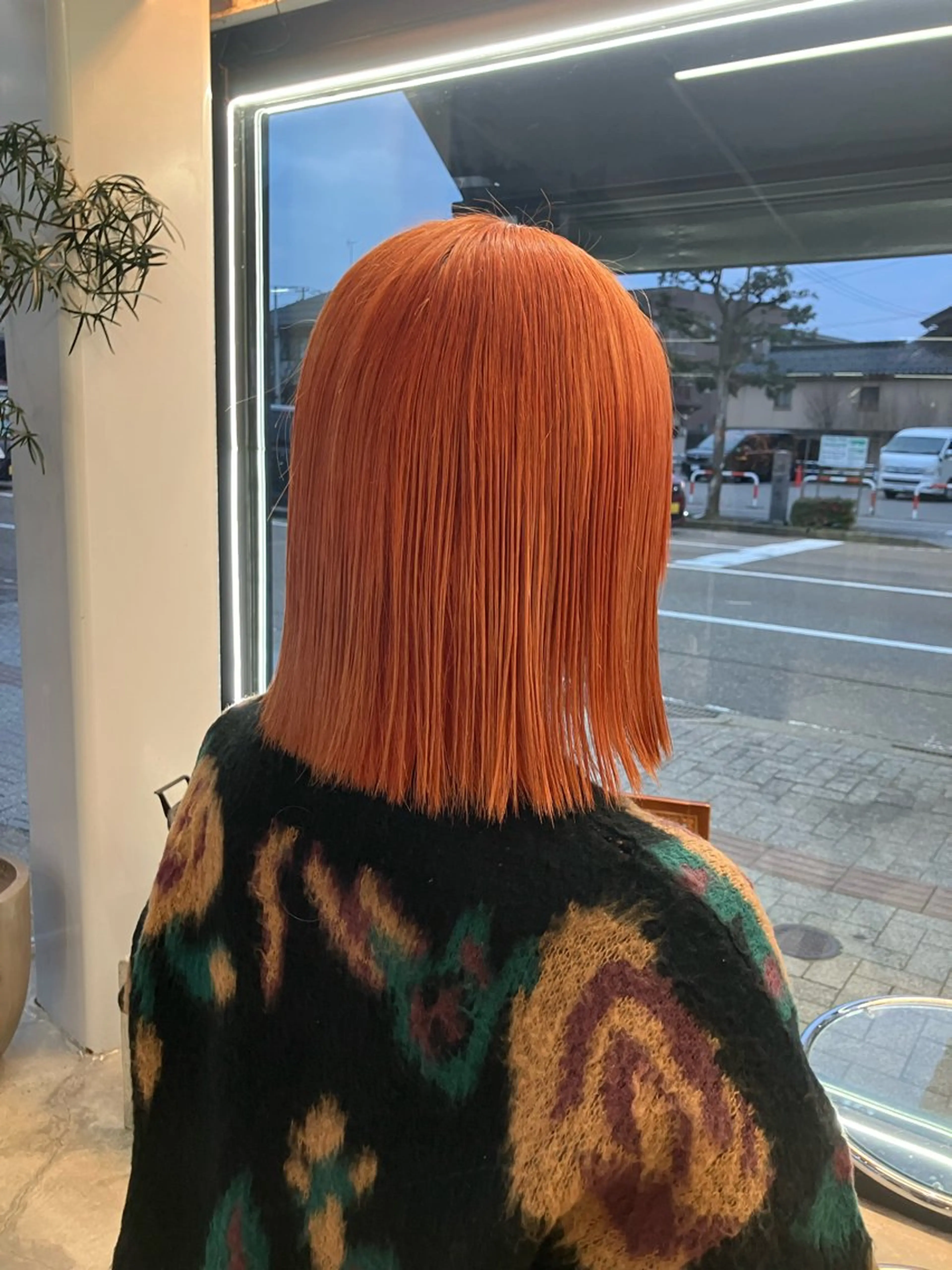 リタッチブリーチ➕カラーの写真