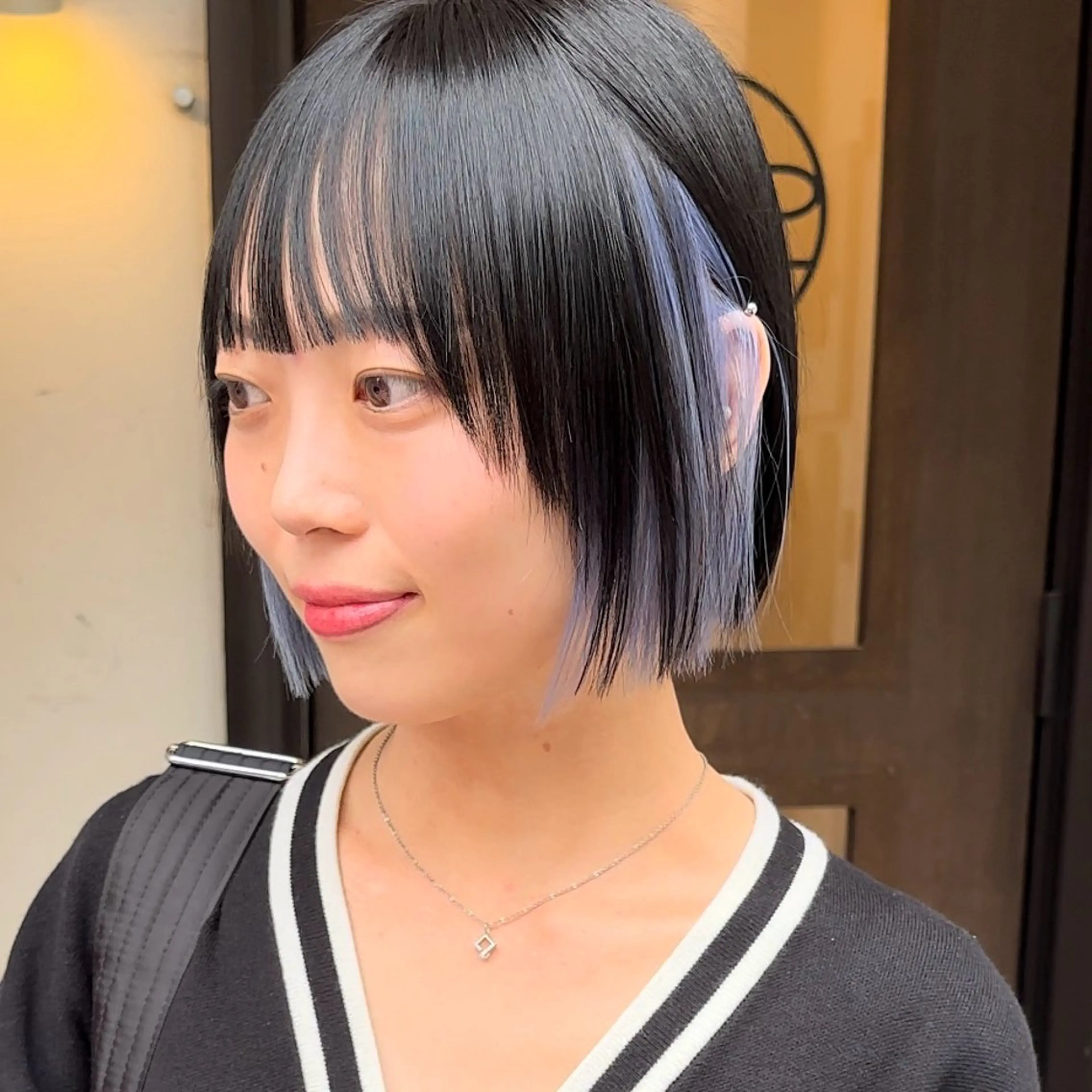 ショート カラー インナーカラー ボブ カット ヘアカラー トリートメント インナーカラー/レイ ヤーカット♡/マキシのヘアスタイル