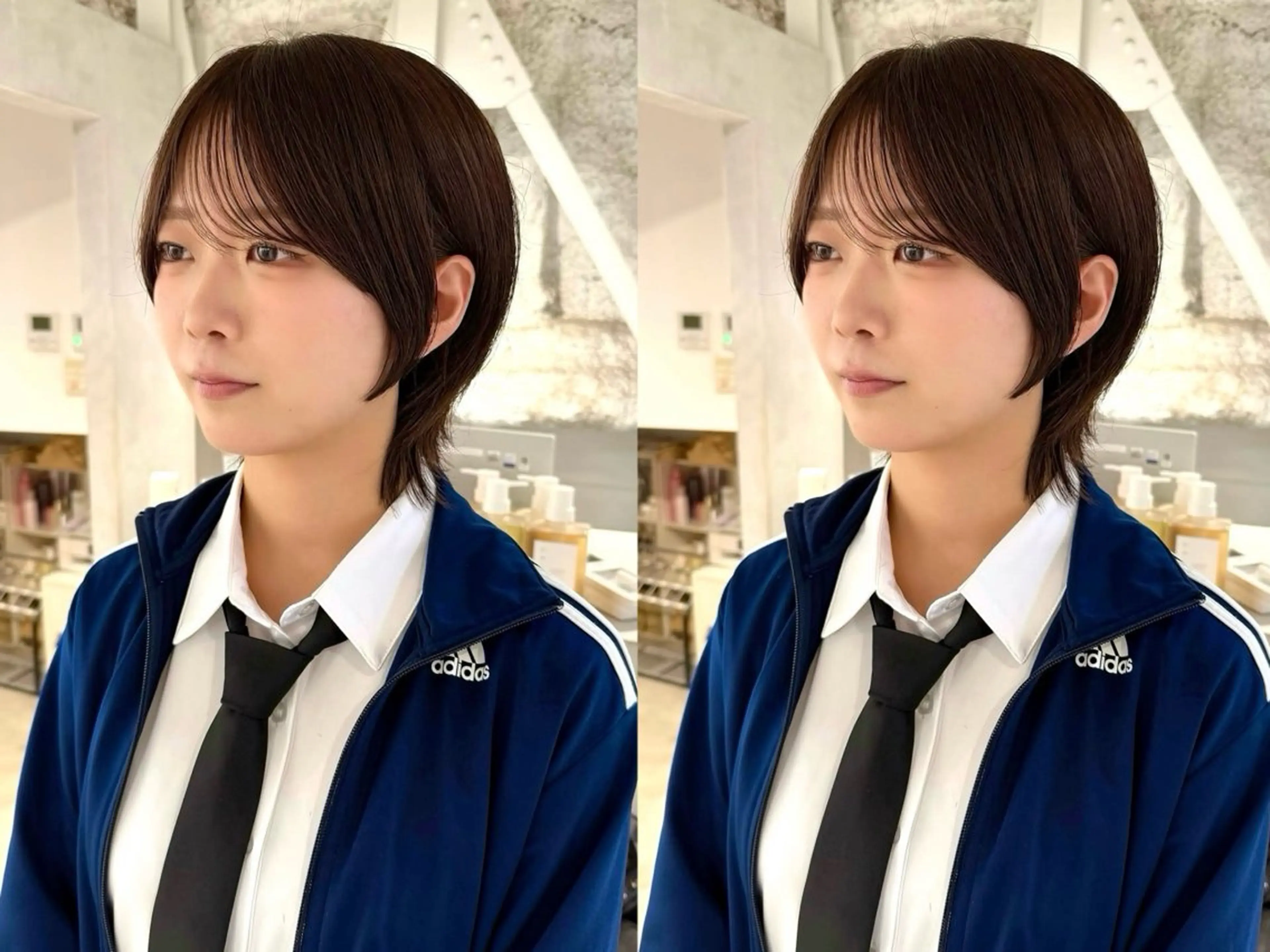 ショート カット ヘアカラー 骨格診断で絶対可愛い ✨丸みショート✨凌弥のヘアスタイル