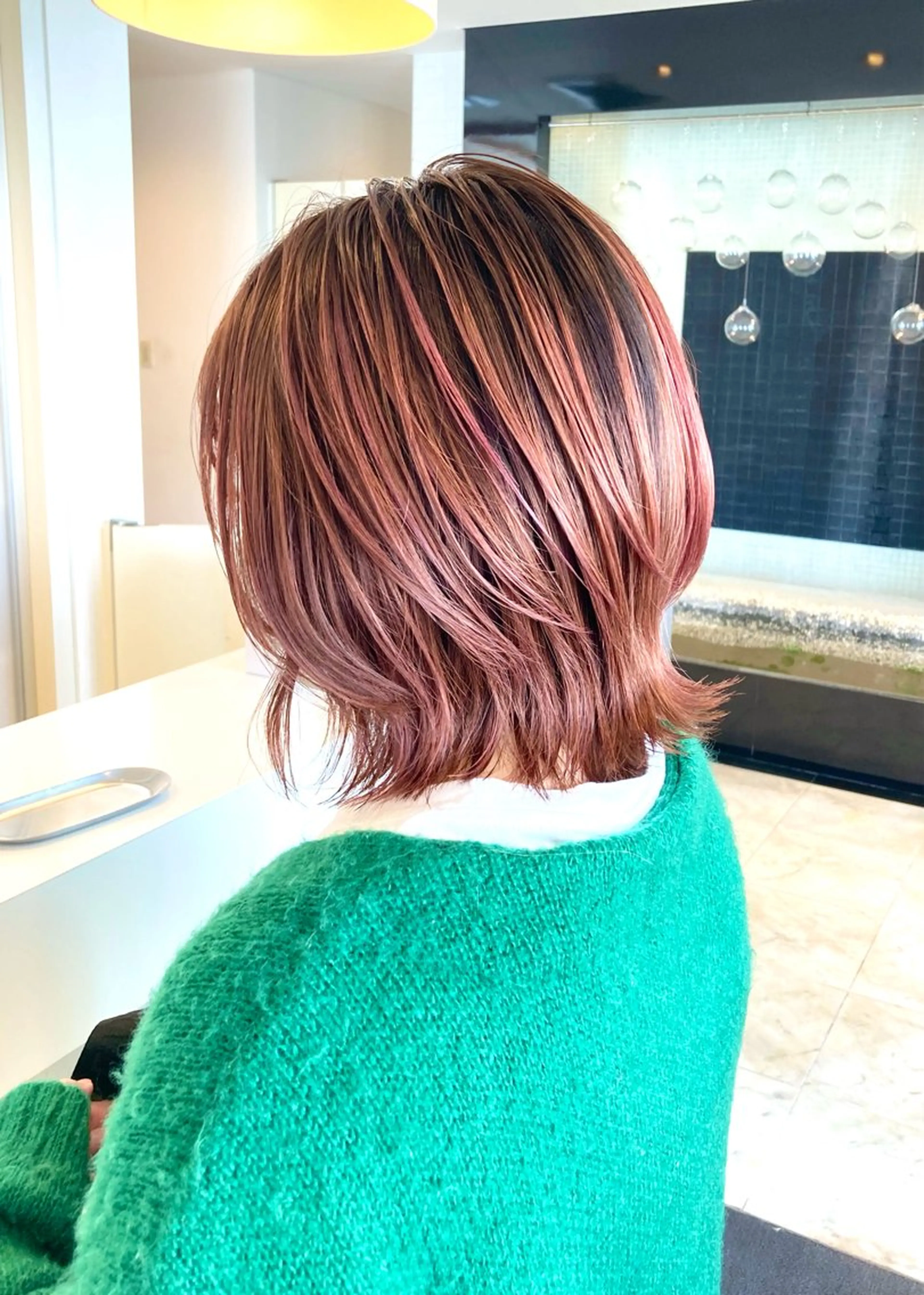 カラー 名竹聖治/透明感 カラー/縮毛矯正のヘアスタイル