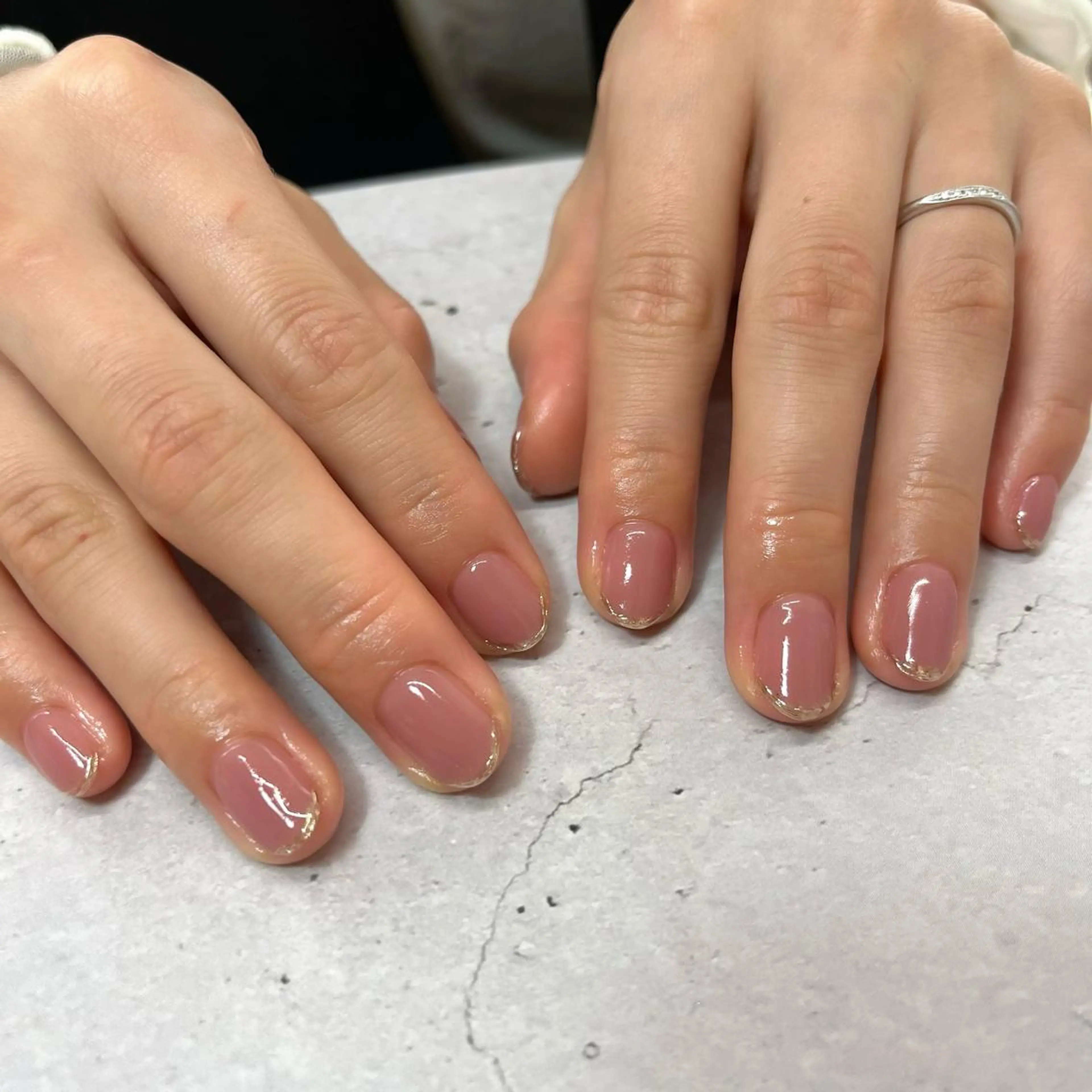 ネイル オフィスネイル シンプルネイル Koa nails.のネイルデザイン