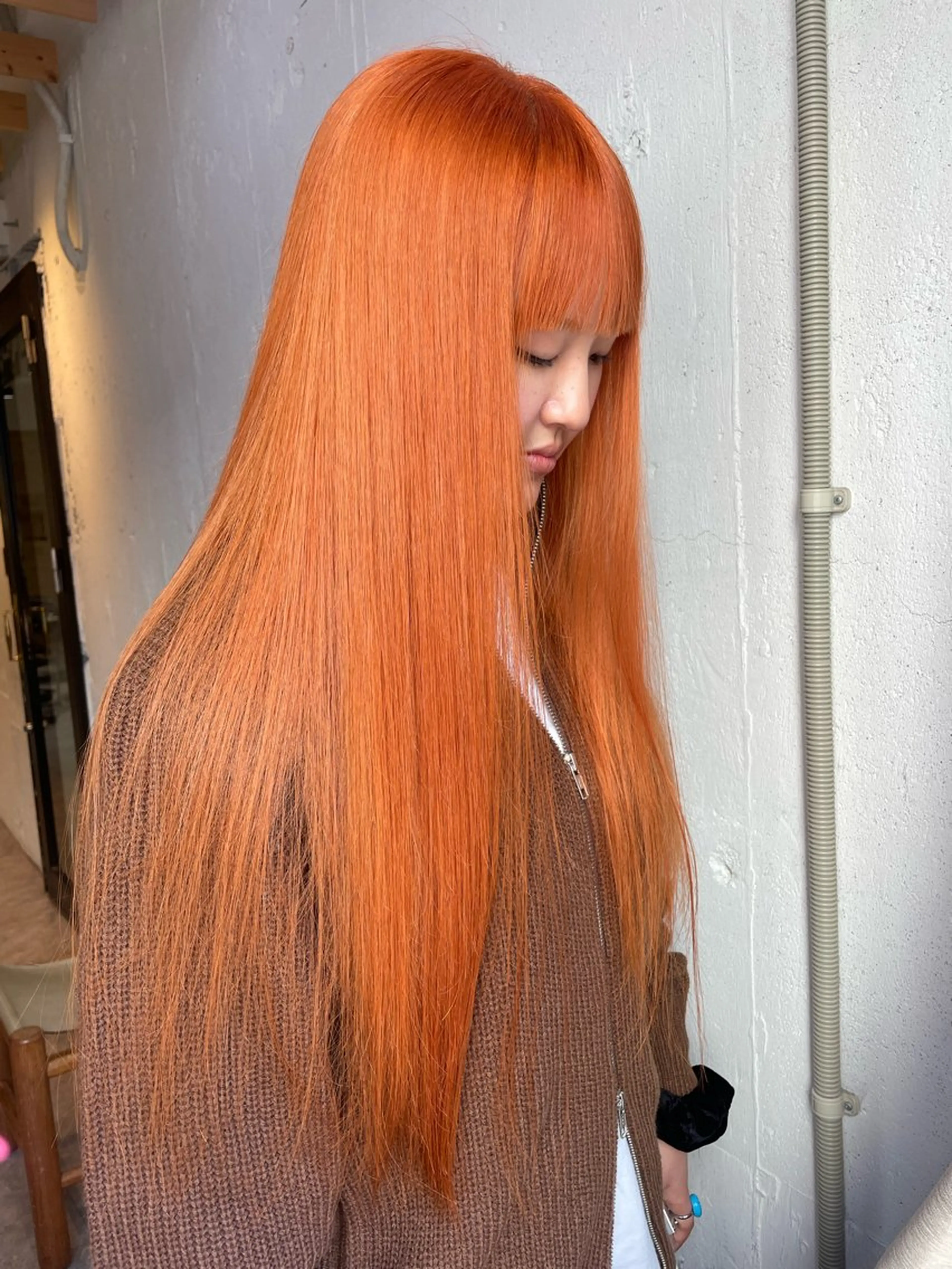 ロング カラー カット ヘアカラー トリートメント hisano / ハイトーン･透明感のヘアスタイル