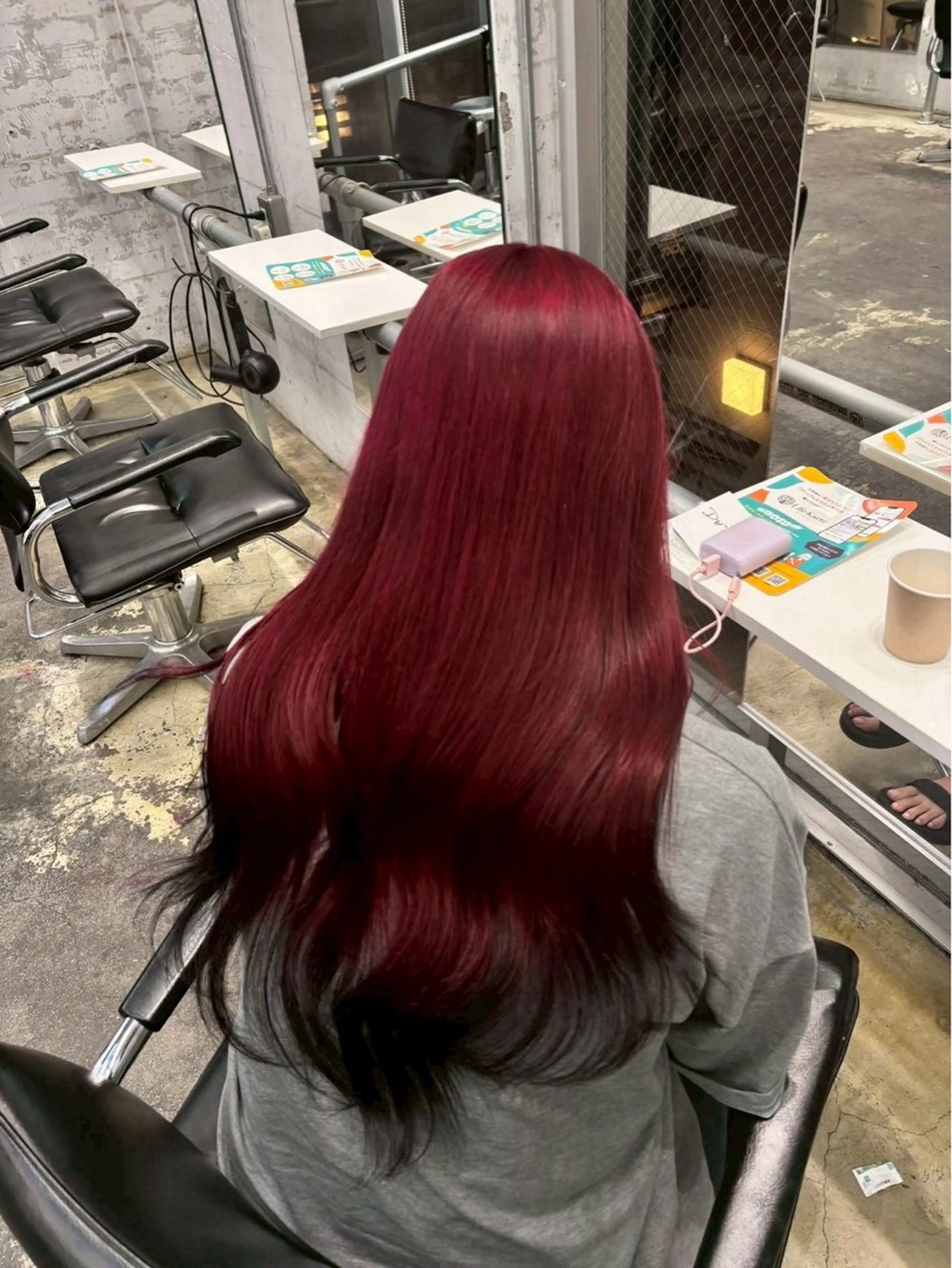 ロング カラー ヘアカラー トリートメント ヘアセット 🫧ハイトーン×艶 カラー🫧 Rionのヘアスタイル