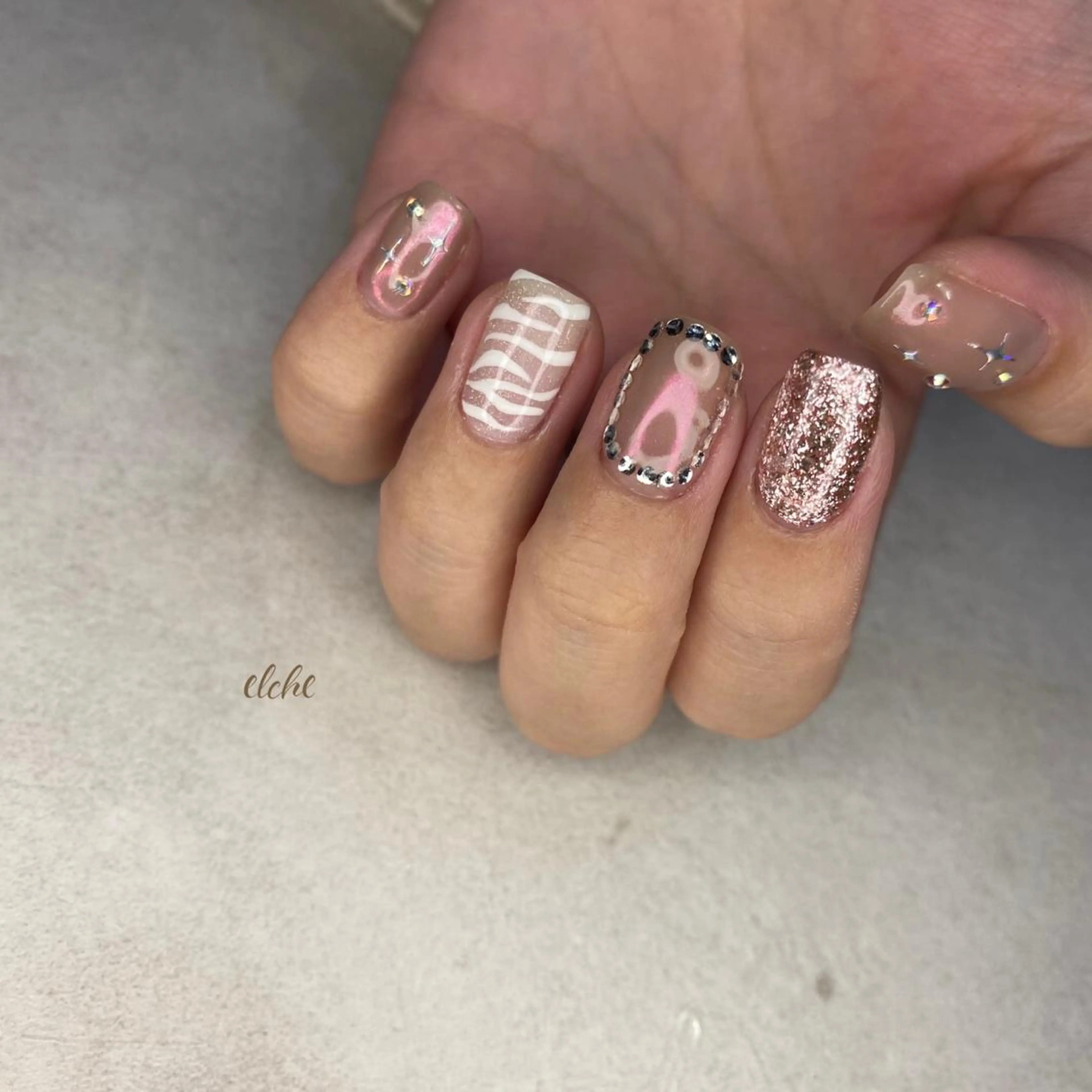 ネイル アートネイル Rio 𓍼のネイルデザイン