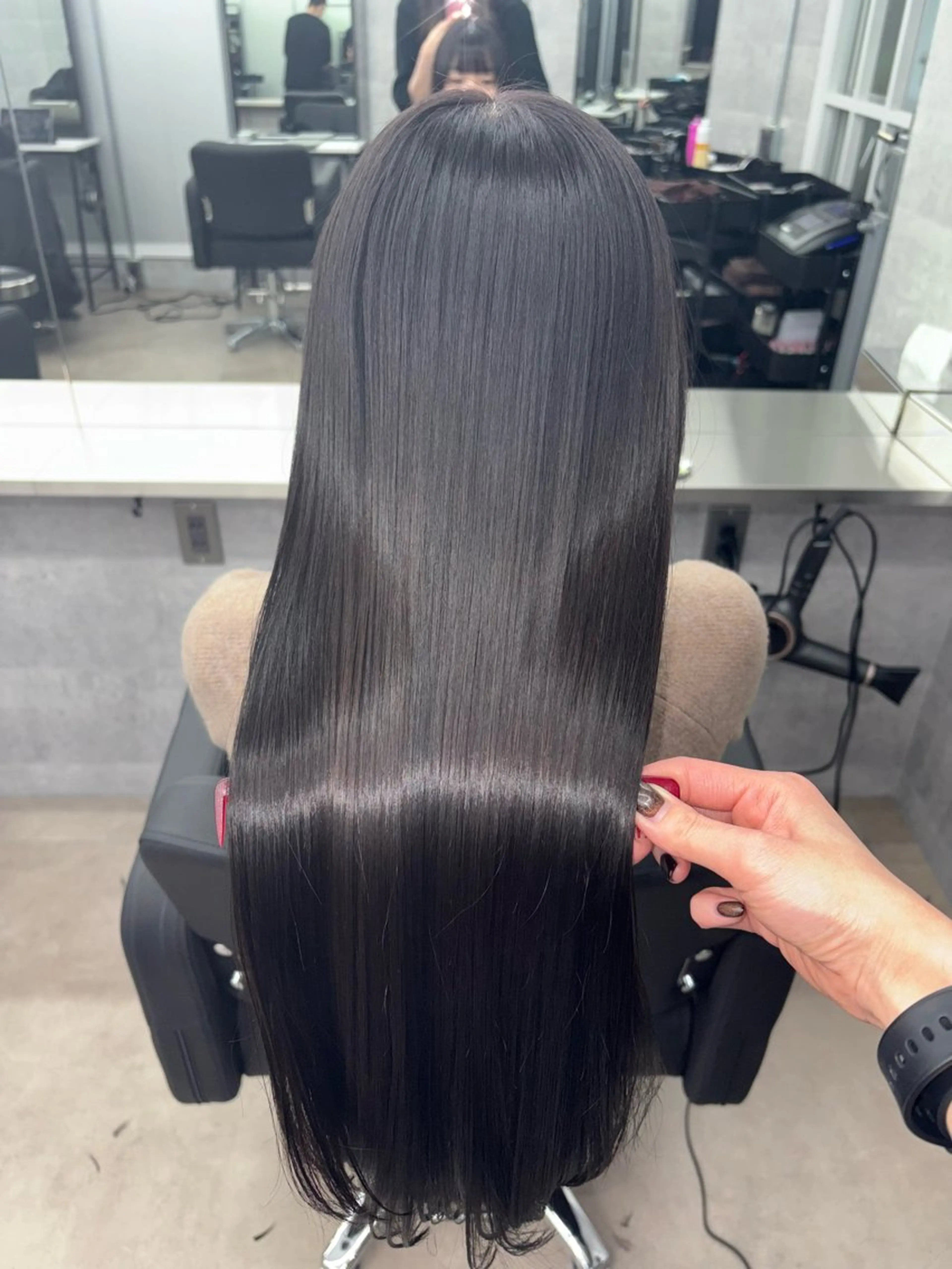 ロング カラー 髪質改善/韓国 ﾚｲﾔｰ/店長/原島のヘアスタイル