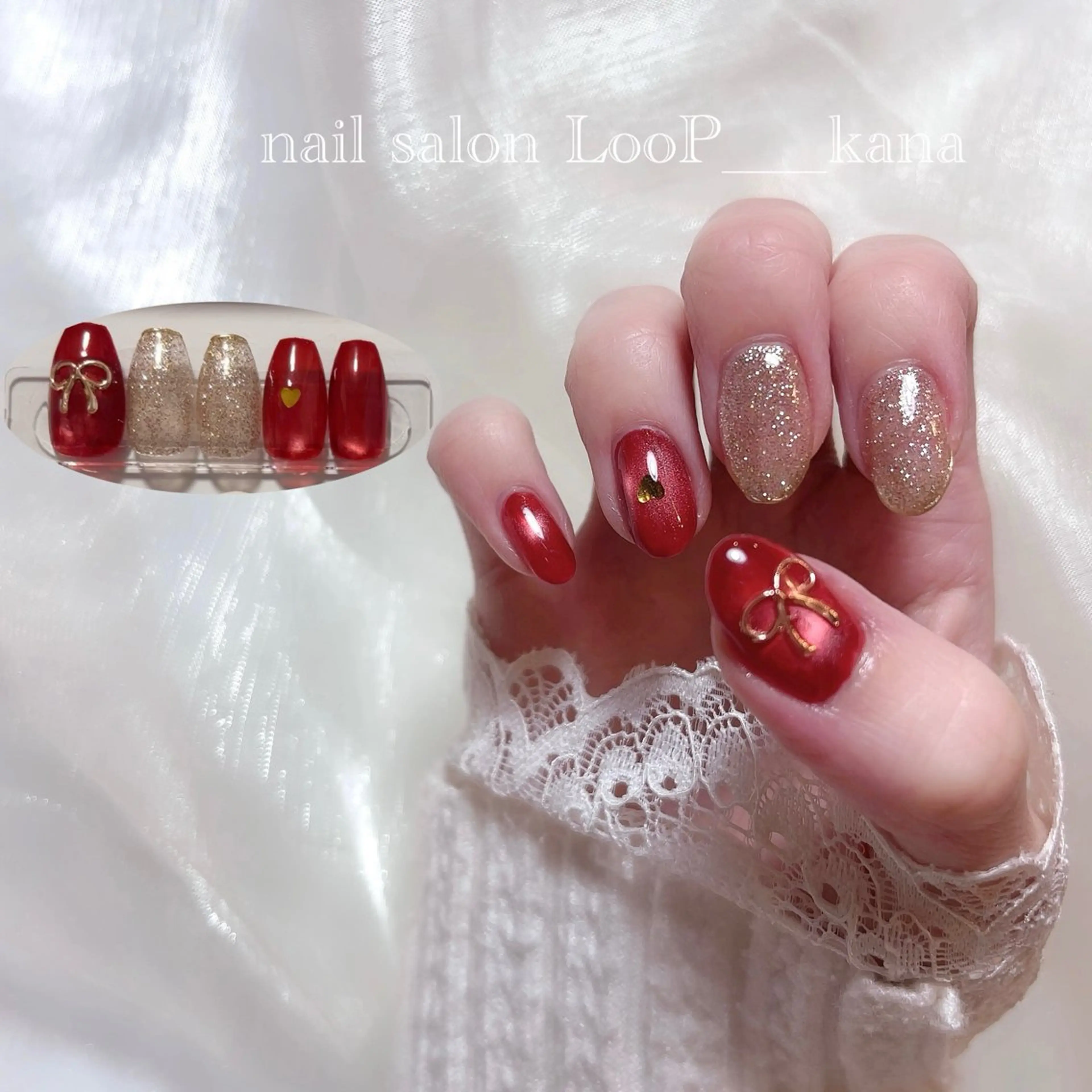 ネイル ハンドネイル ネイルモデル募集中 LooP-kanaのネイルデザイン