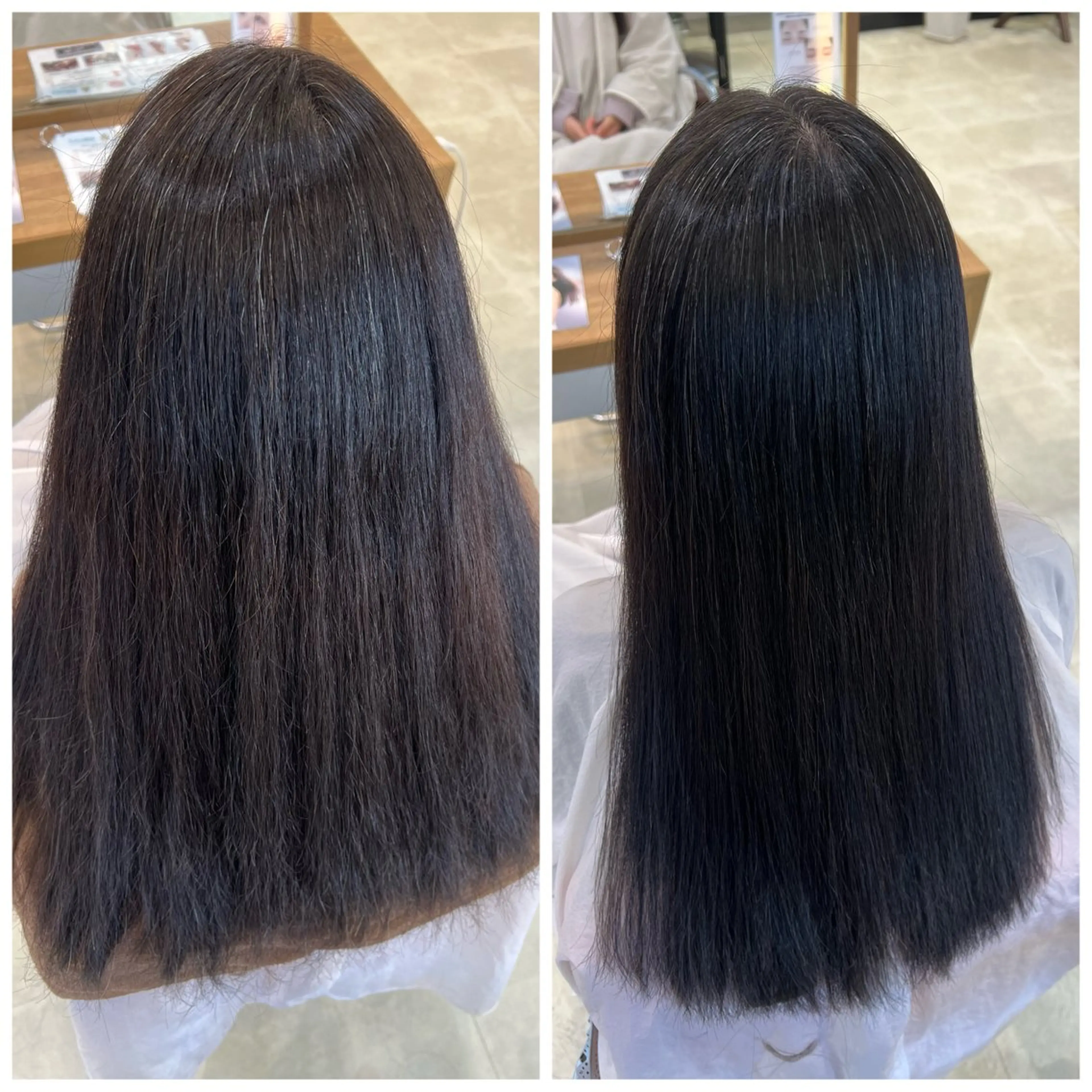 ロング カット 縮毛矯正 ボブ／ストレート🎀 harukaのヘアスタイル